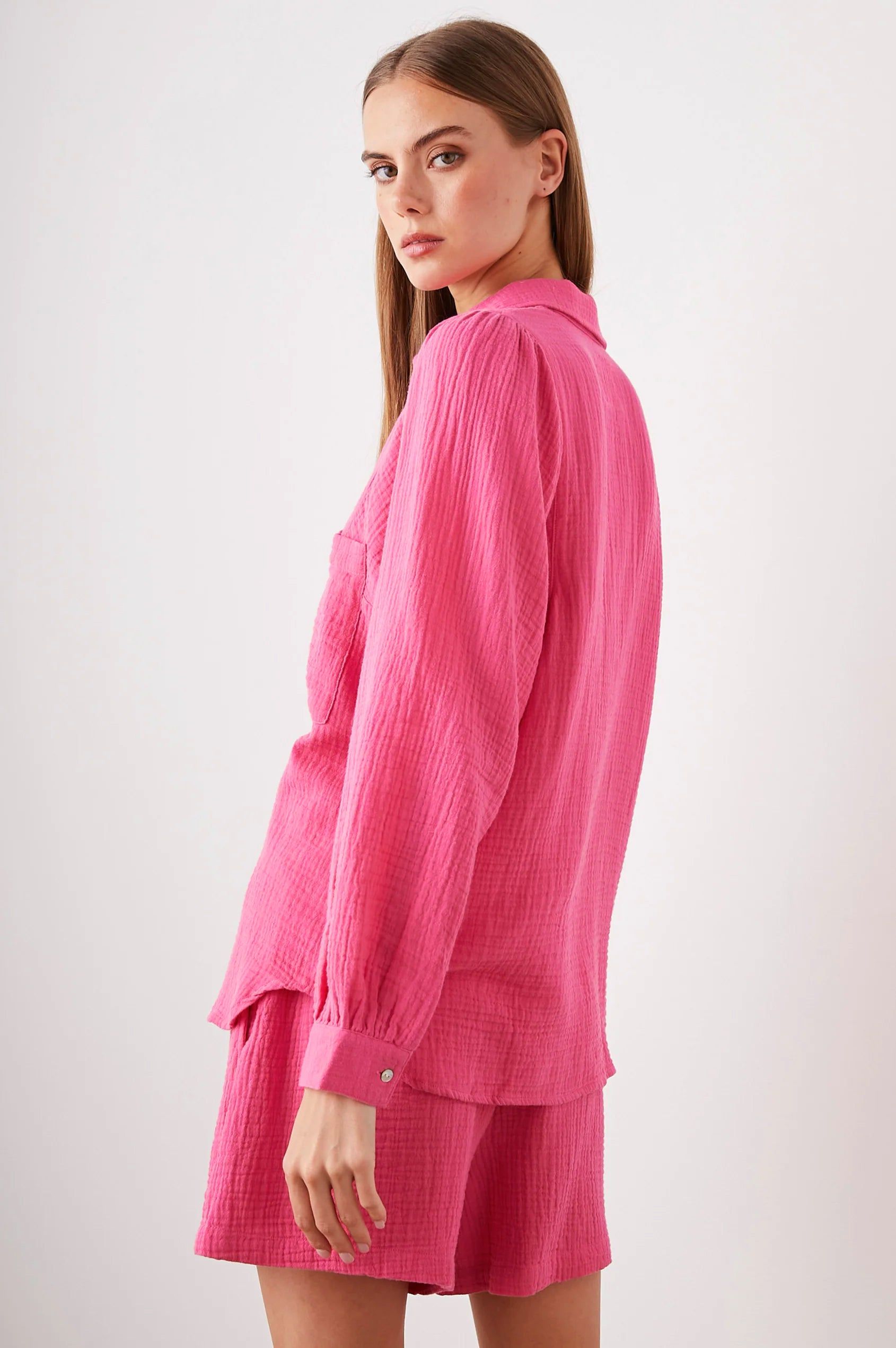 LAUREN SHIRT - HIBISCUS sold by Rails product image thumbnail 4