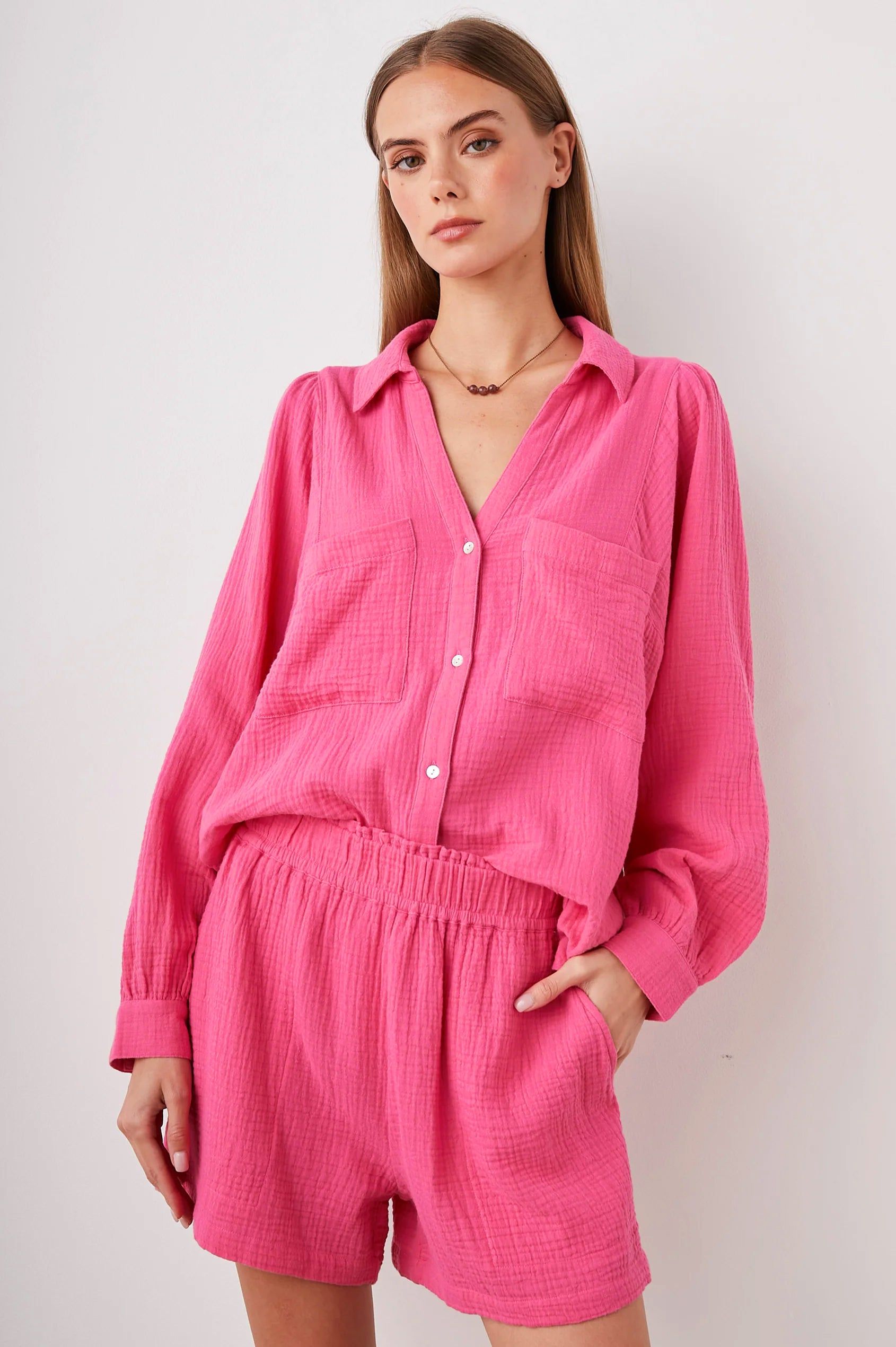 LAUREN SHIRT - HIBISCUS sold by Rails