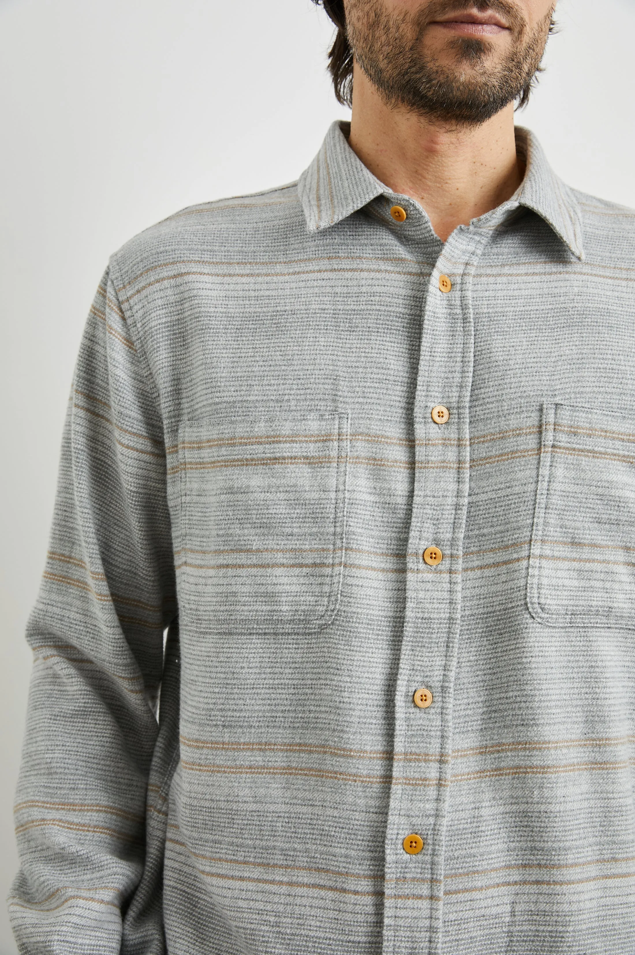 IVAN SHIRT - GREY SERAPE sold by Rails product image thumbnail 3