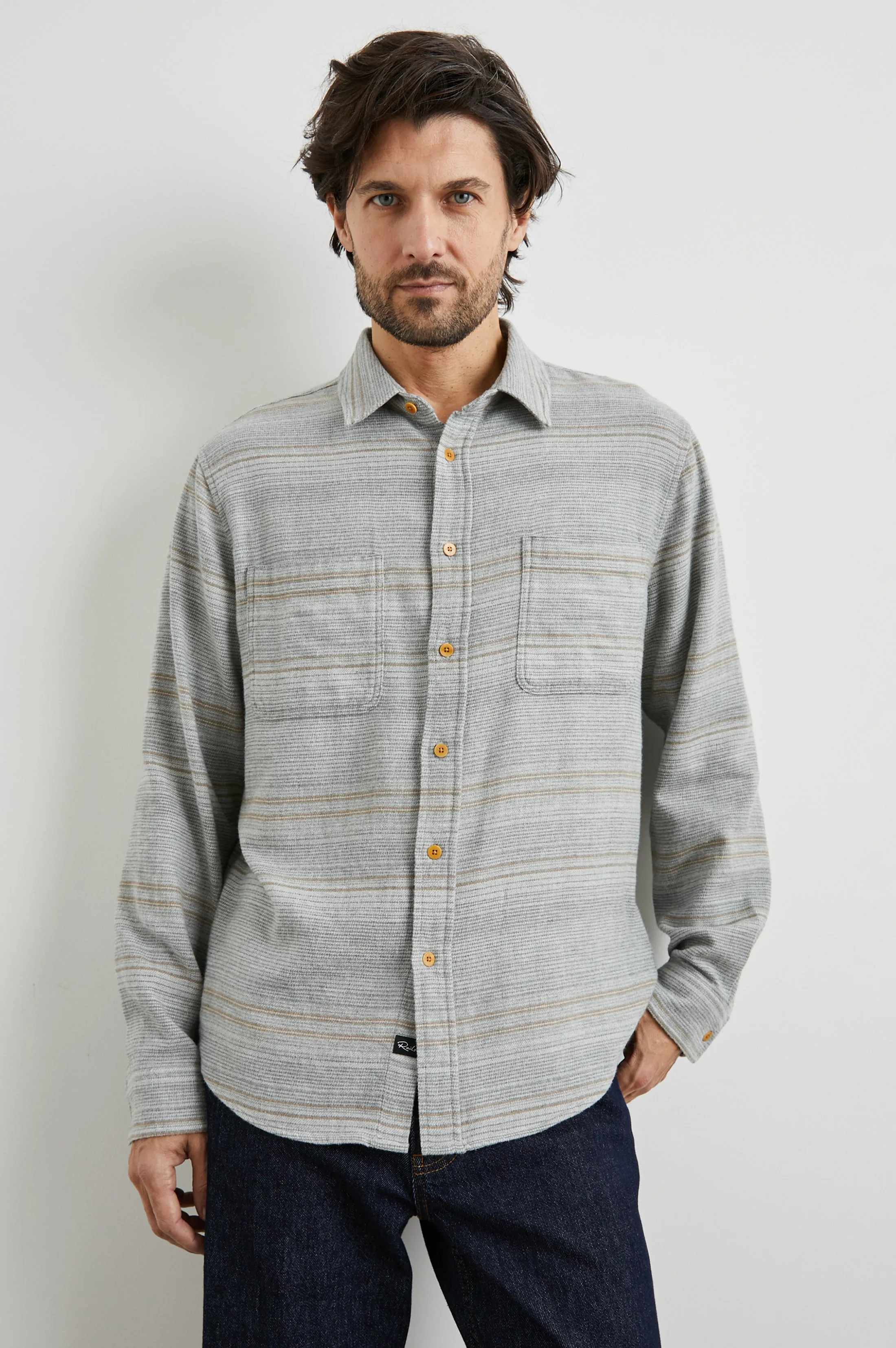 IVAN SHIRT - GREY SERAPE sold by Rails product image thumbnail 2