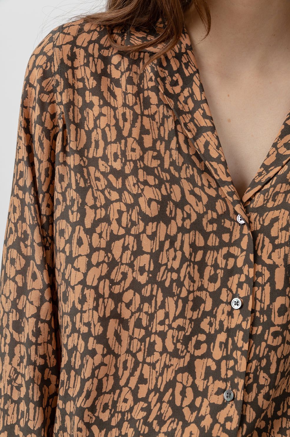 REBEL SHIRT - BATIK CHEETAH sold by Rails product image thumbnail 2