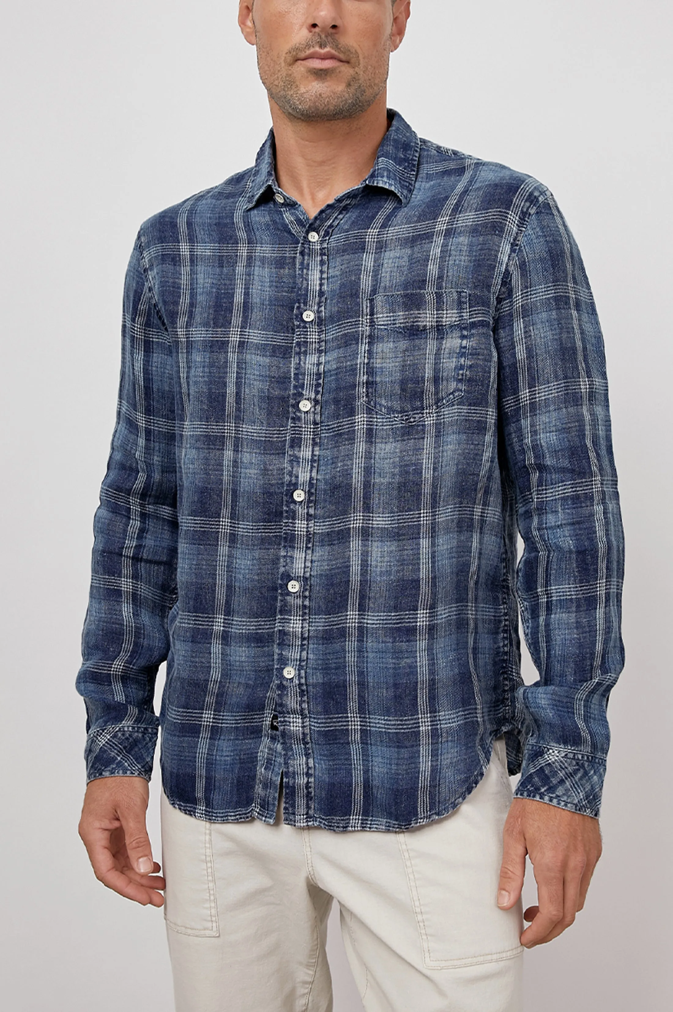 HAVANA SHIRT - INDIGO SHADOW sold by Rails
