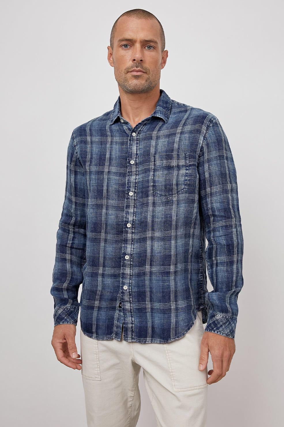 HAVANA SHIRT - INDIGO SHADOW sold by Rails