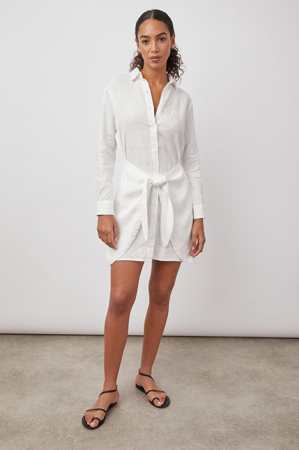 NADIA DRESS - WHITE sold by Rails product image thumbnail 3
