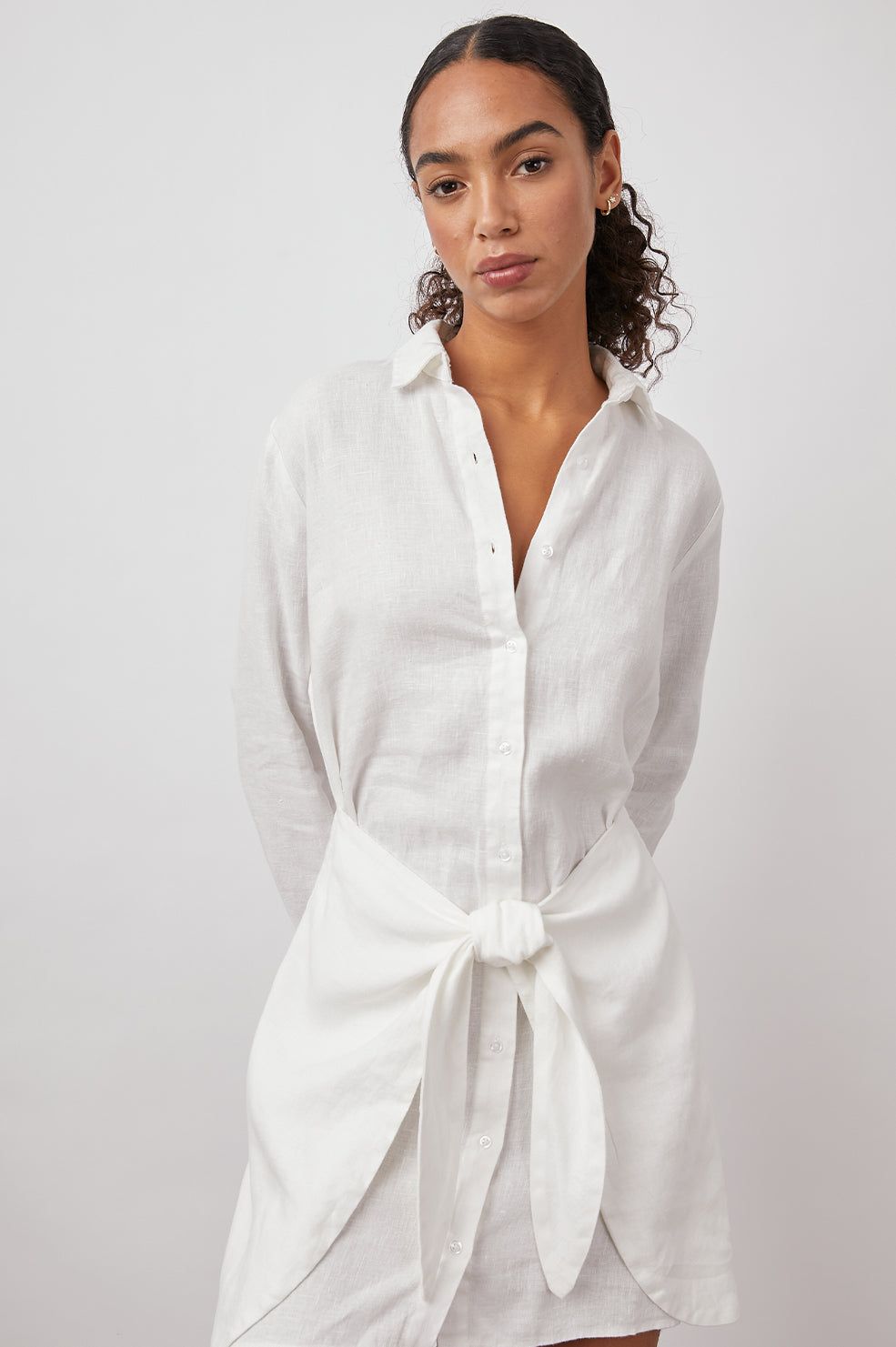 NADIA DRESS - WHITE sold by Rails