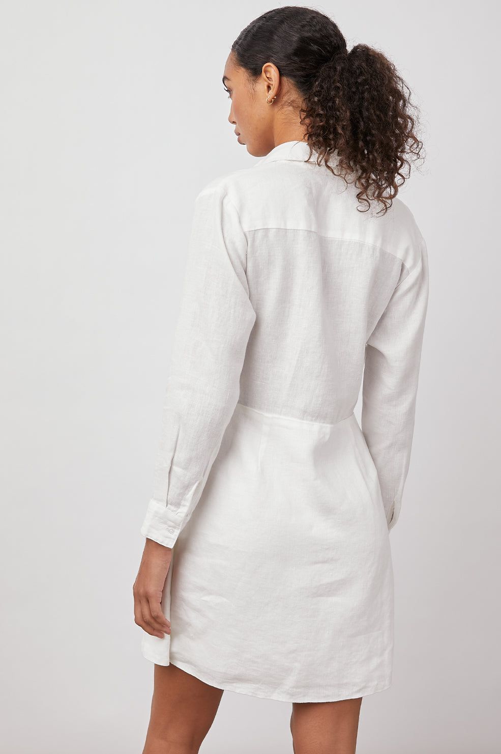 NADIA DRESS - WHITE sold by Rails product image thumbnail 4