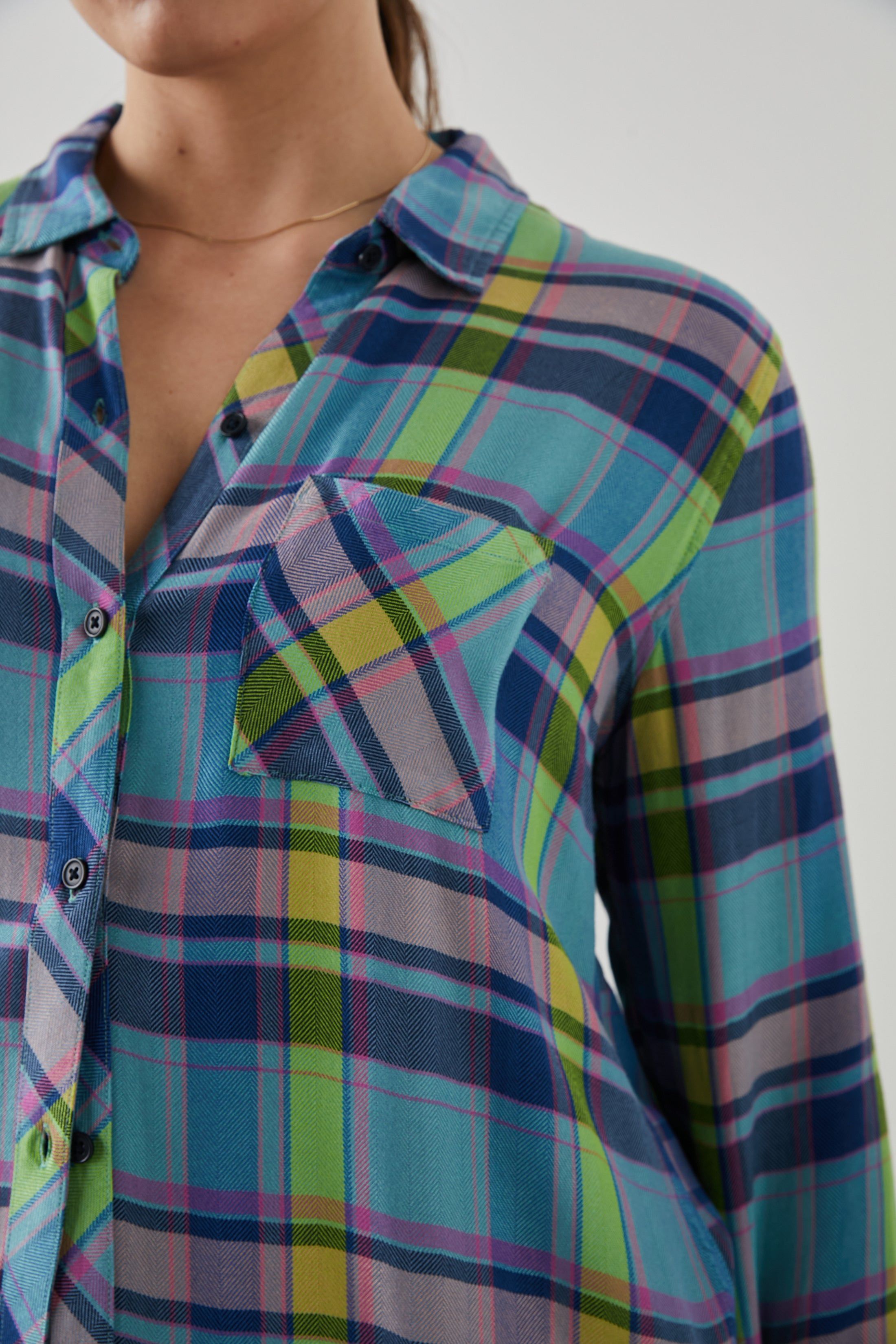 HUNTER SHIRT - LIME BERRY sold by Rails product image thumbnail 7