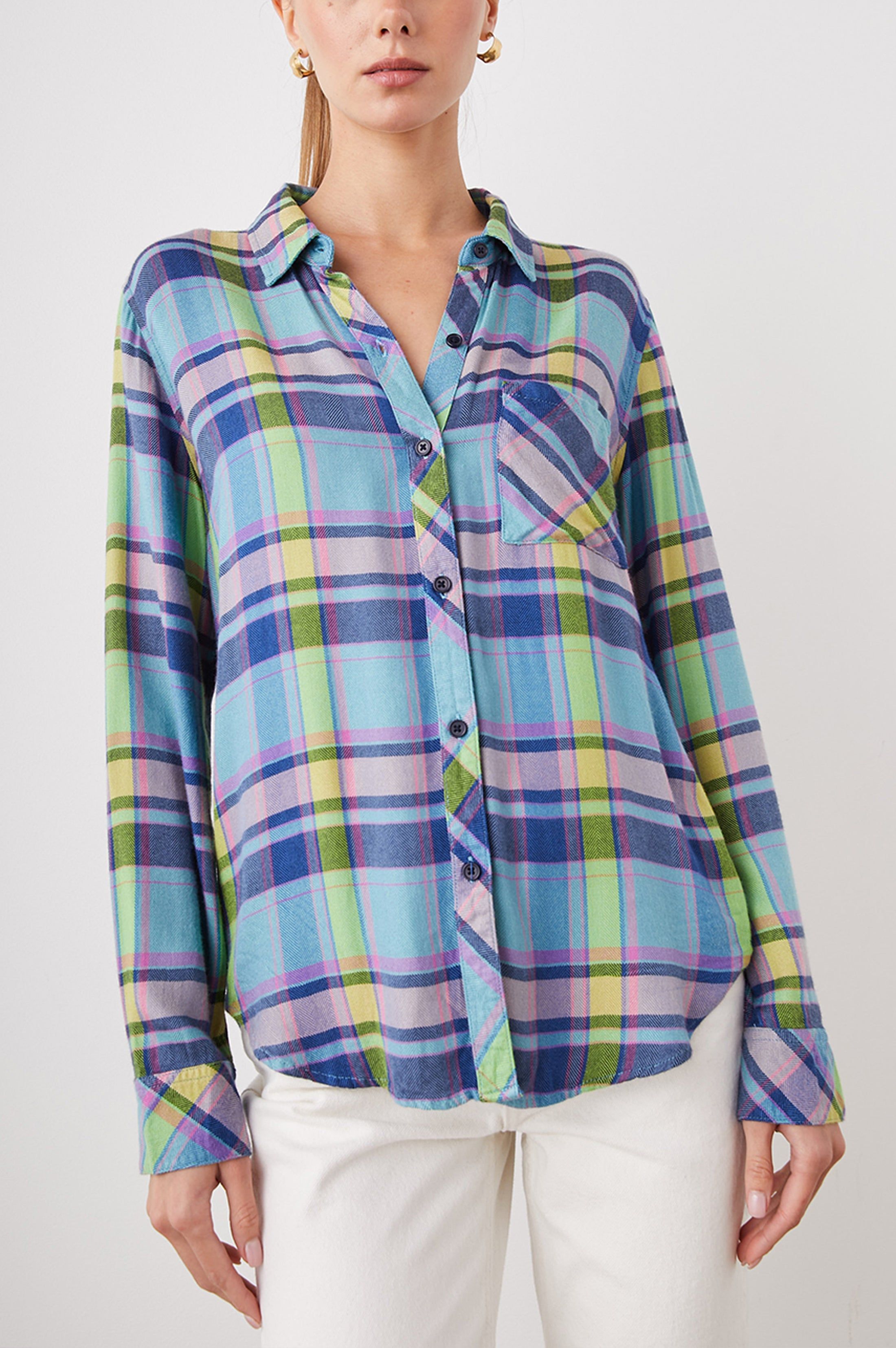 HUNTER SHIRT - LIME BERRY sold by Rails