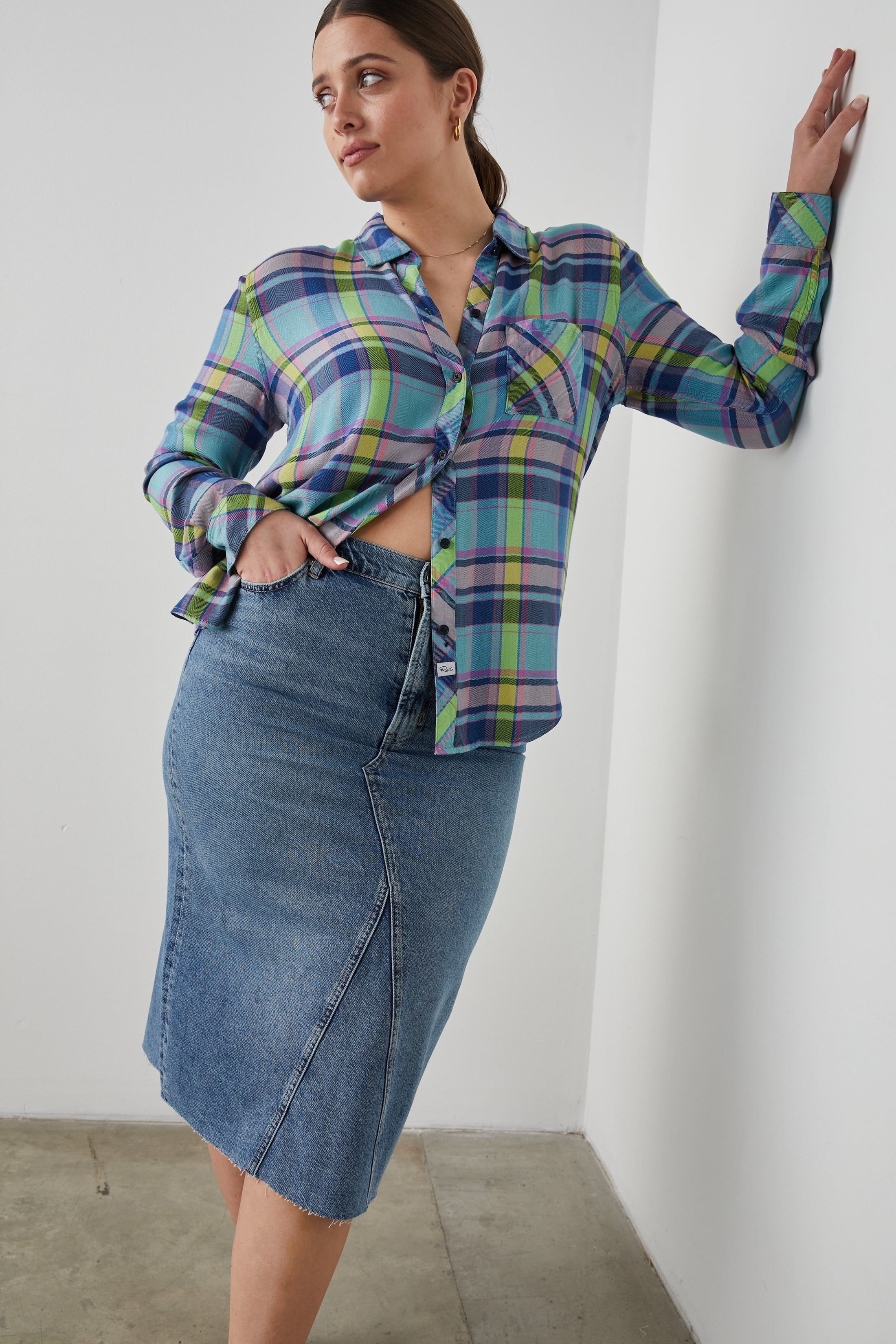 HUNTER SHIRT - LIME BERRY sold by Rails product image thumbnail 9