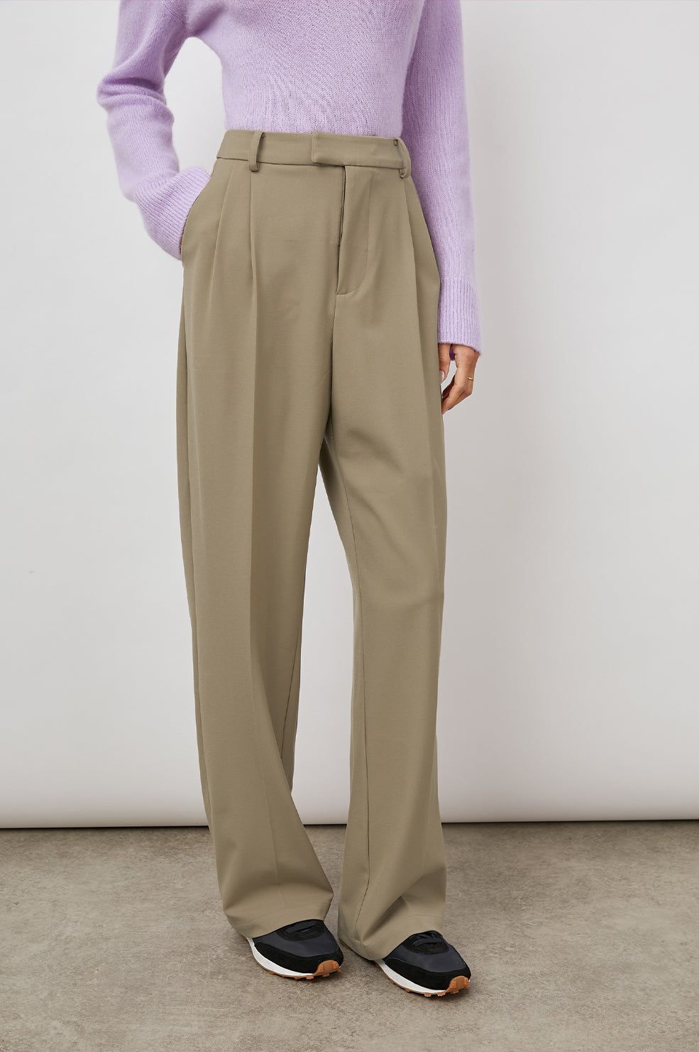 MARNIE PANT - ALMOND sold by Rails