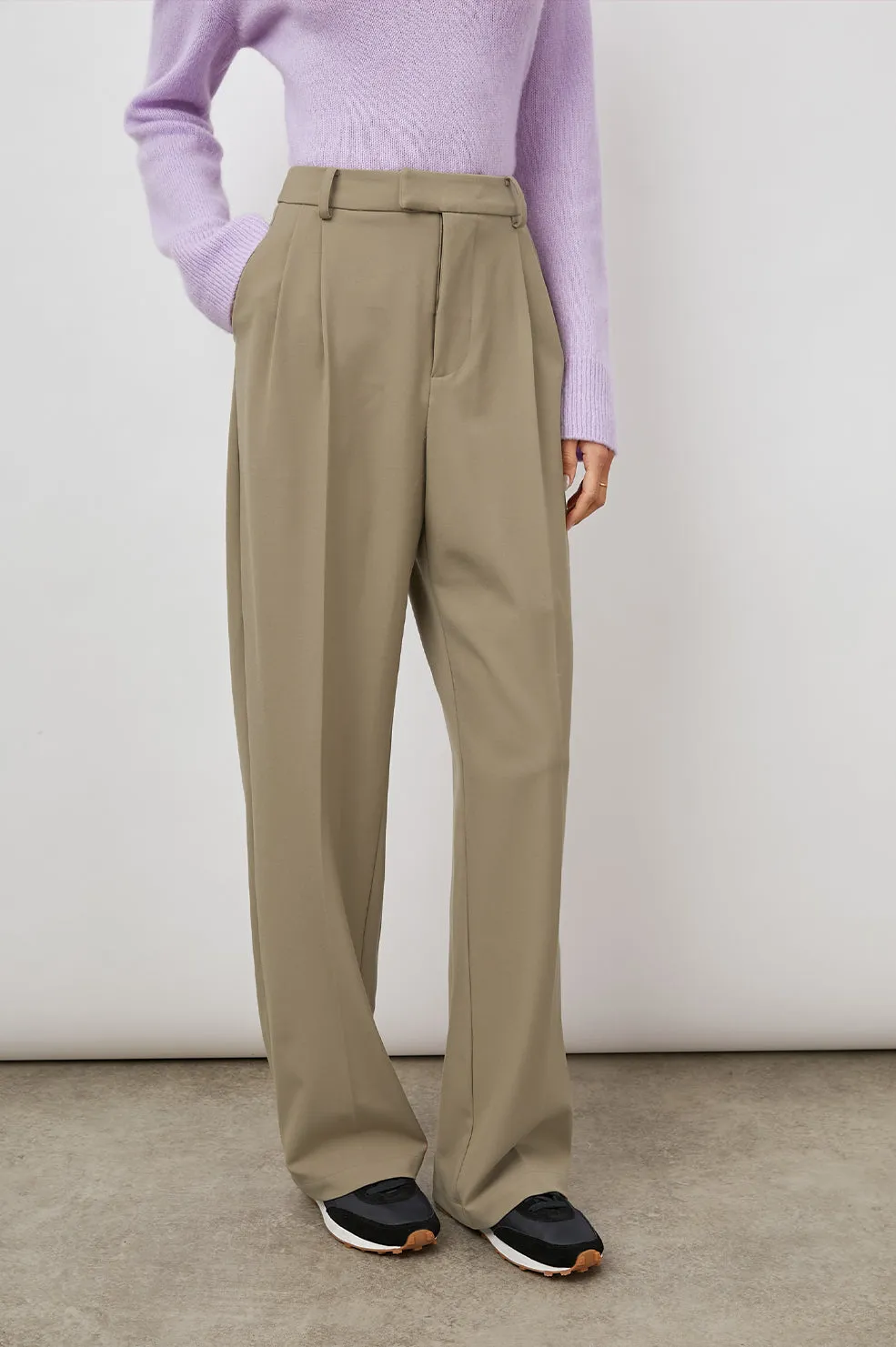 MARNIE PANT - ALMOND sold by Rails