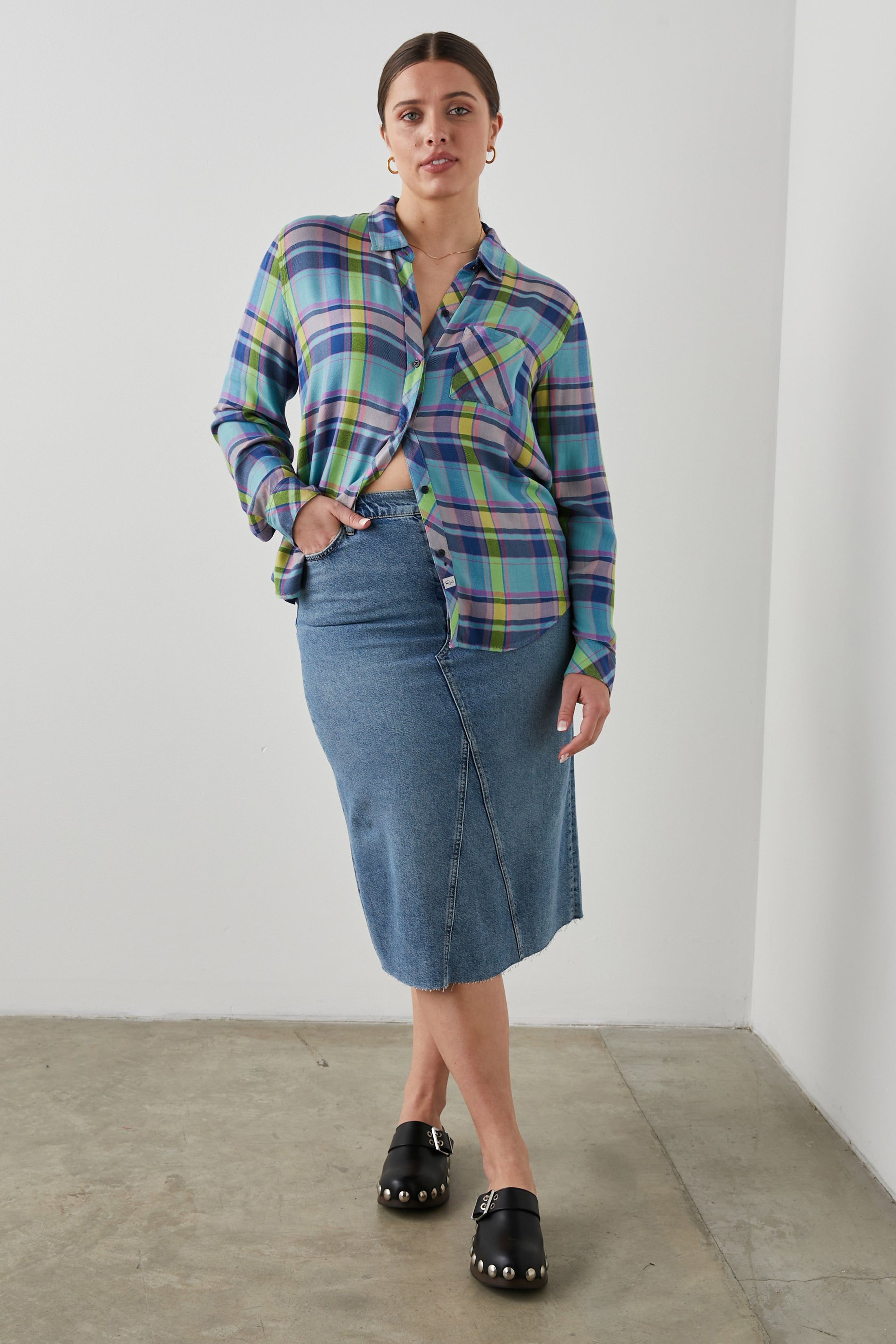 HUNTER SHIRT - LIME BERRY sold by Rails product image thumbnail 8