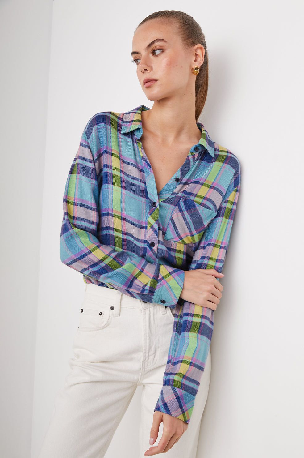 HUNTER SHIRT - LIME BERRY sold by Rails product image thumbnail 4