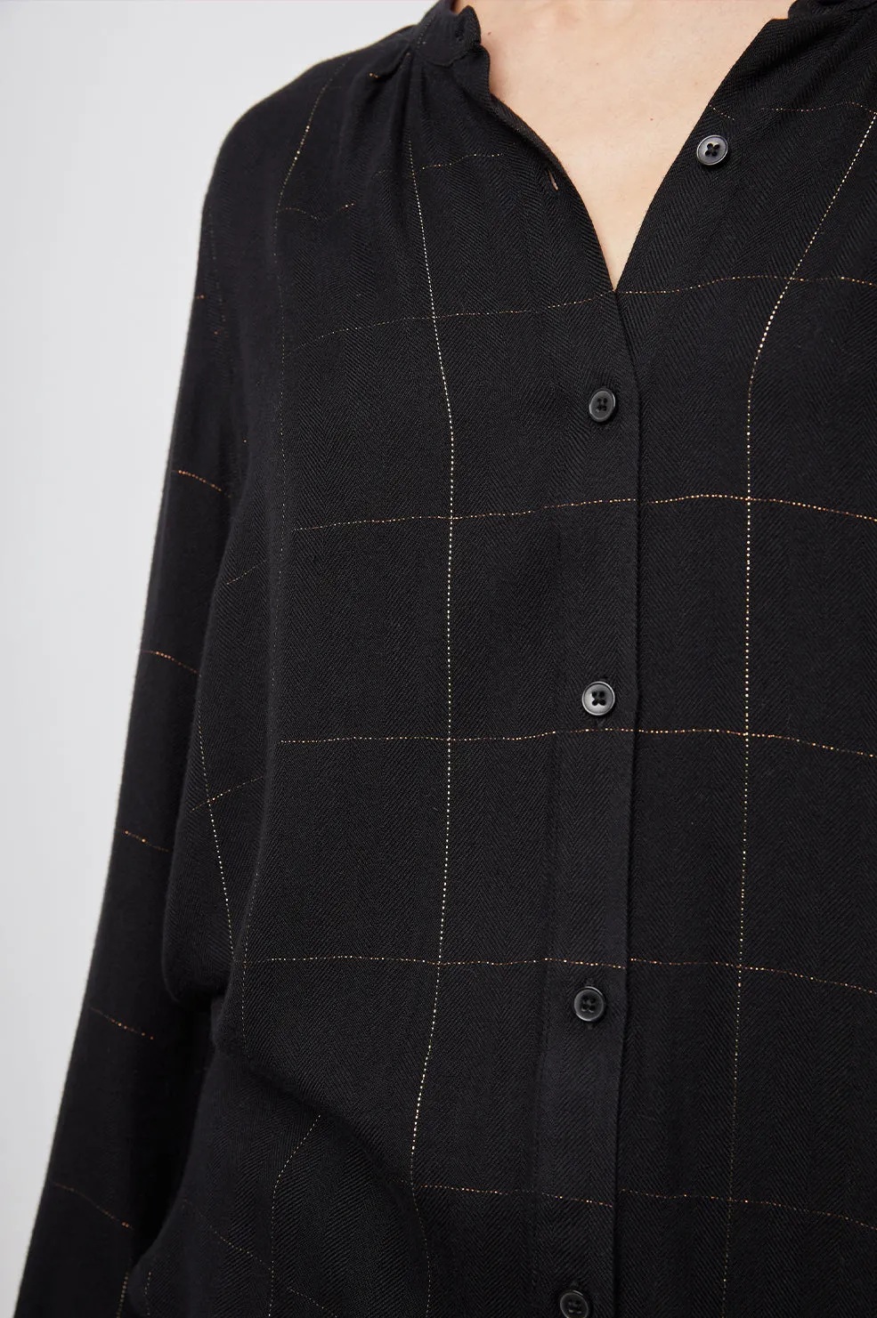 ELOISE TOP - EBONY TINSEL sold by Rails product image thumbnail 2