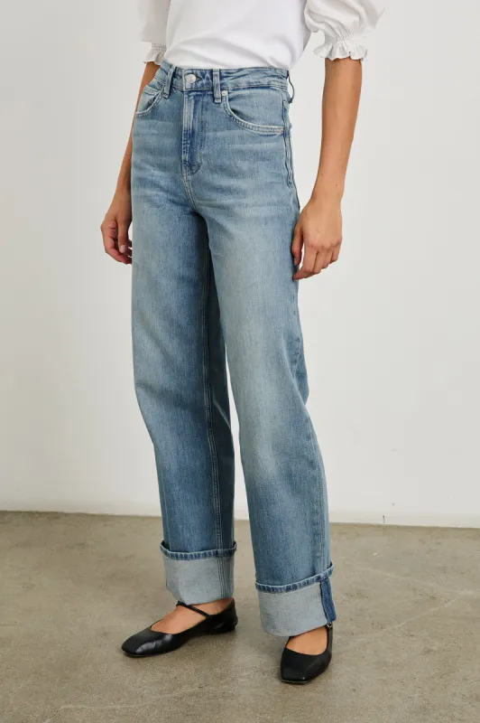 GETTY WIDE LEG - BALTIC SEA CUFFED sold by Rails