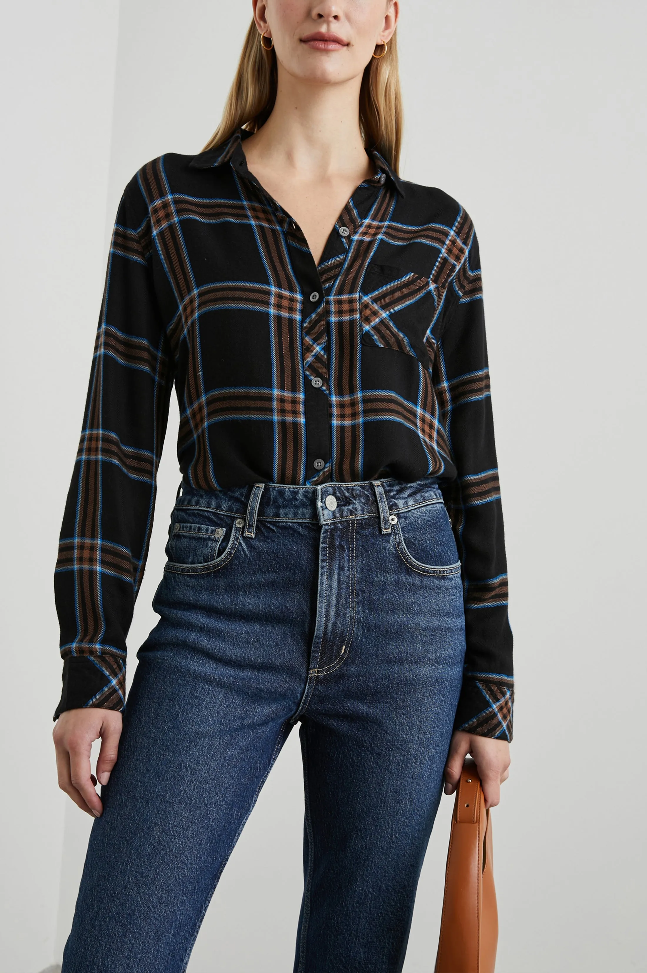 HUNTER SHIRT - COBALT CHESTNUT sold by Rails