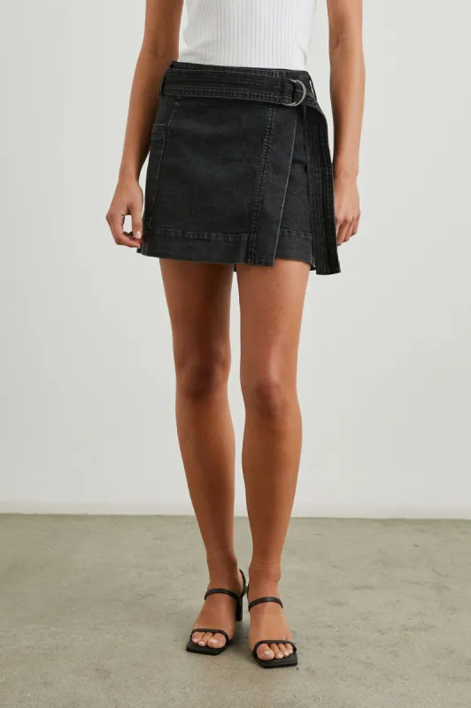 DEANNA SKIRT - BLACK PEARL sold by Rails