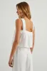 ENYA TOP - WHITE GAUZE sold by Rails