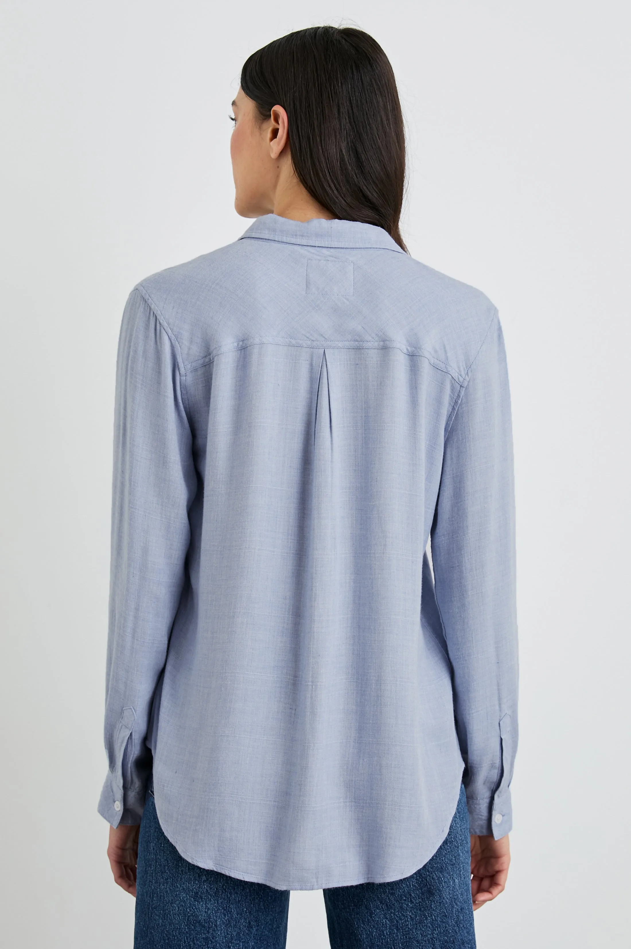 HUNTER SHIRT - CHAMBRAY HEATHER sold by Rails product image thumbnail 5