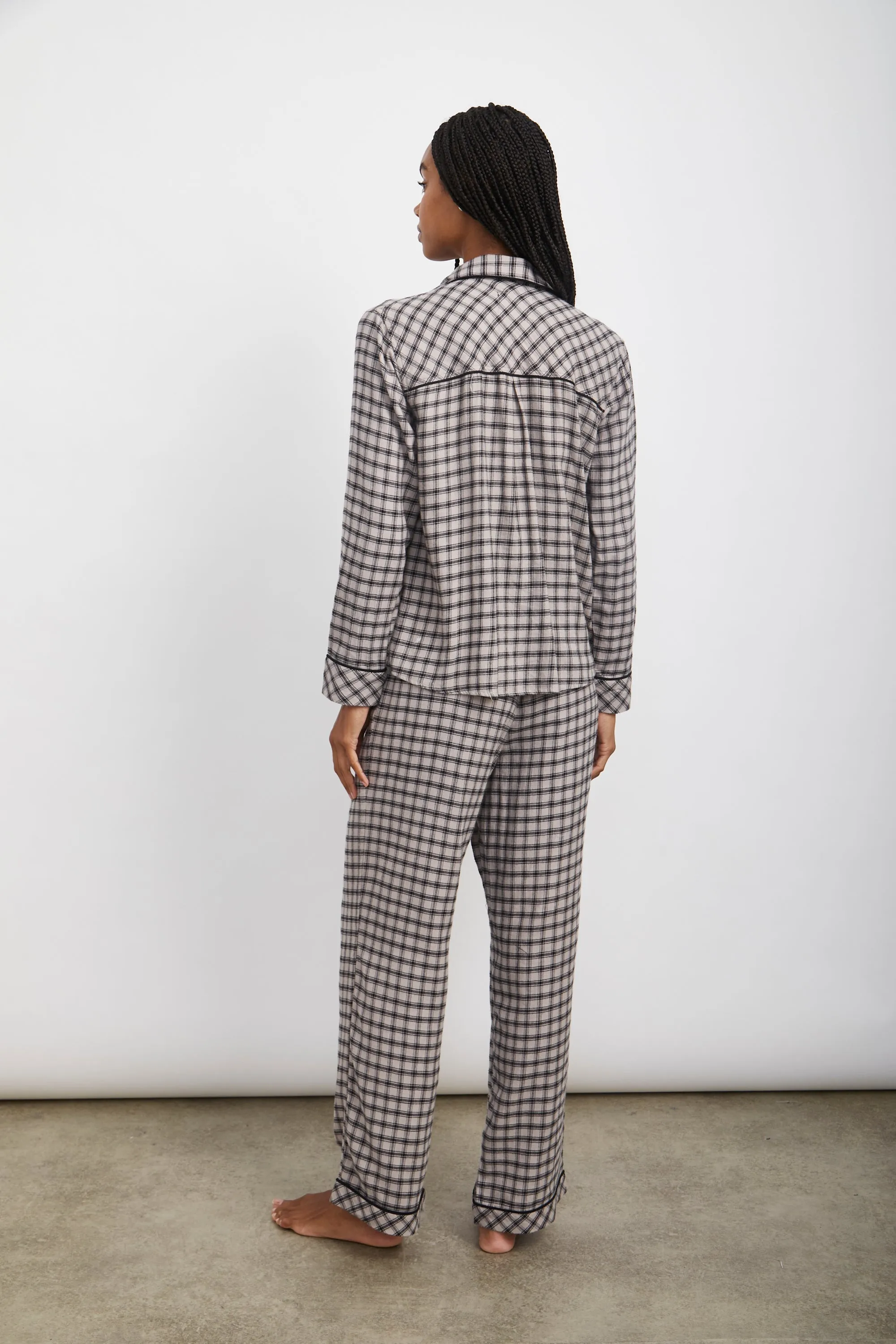 CLARA PAJAMA SET - MALT ONYX sold by Rails product image thumbnail 3