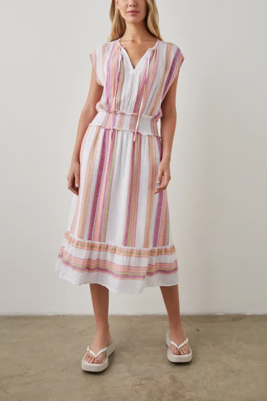 ASHLYN DRESS - HIBISCUS STRIPE sold by Rails