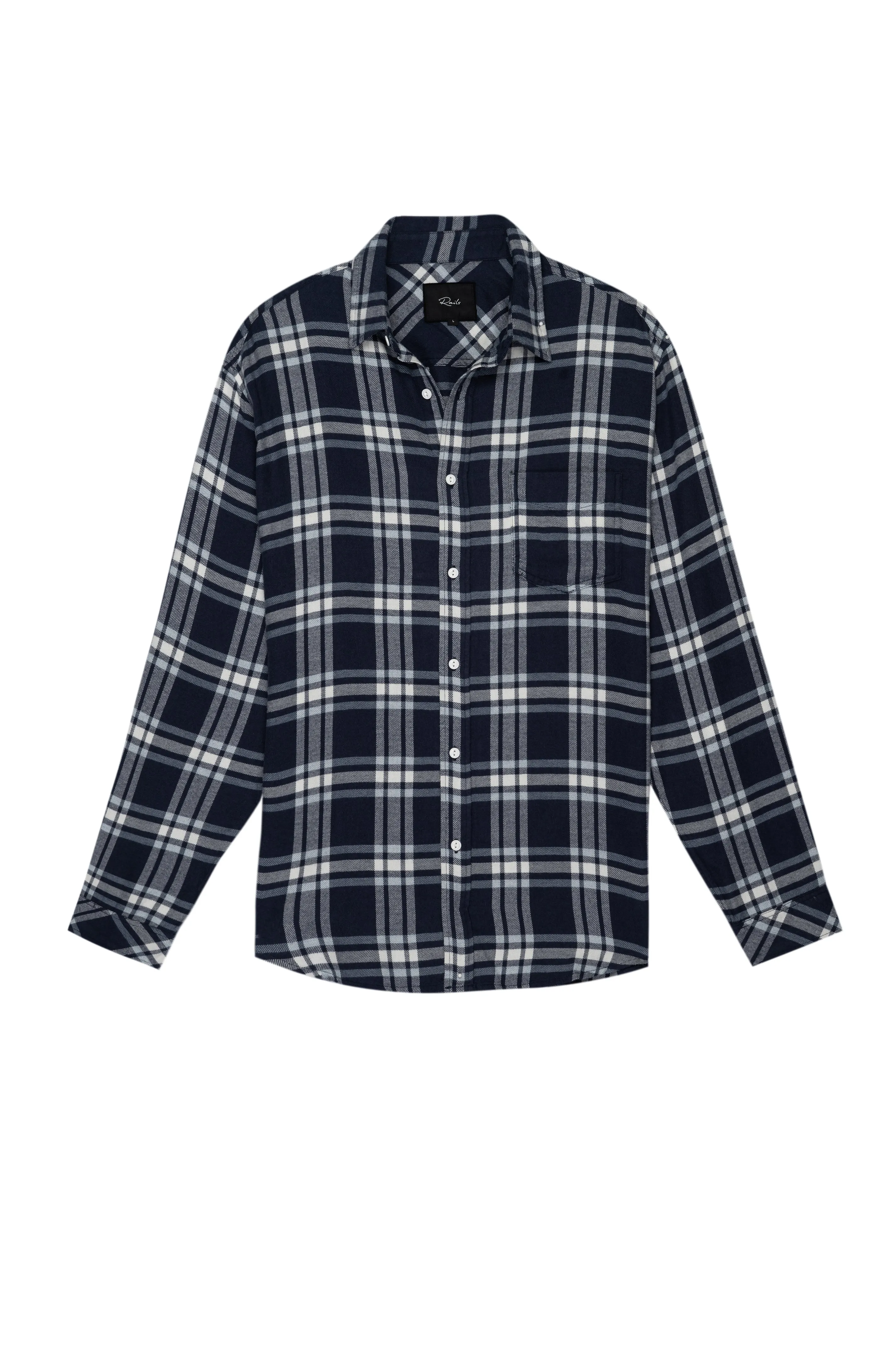 LENNOX SHIRT - NAVY WHITE sold by Rails product image thumbnail 5