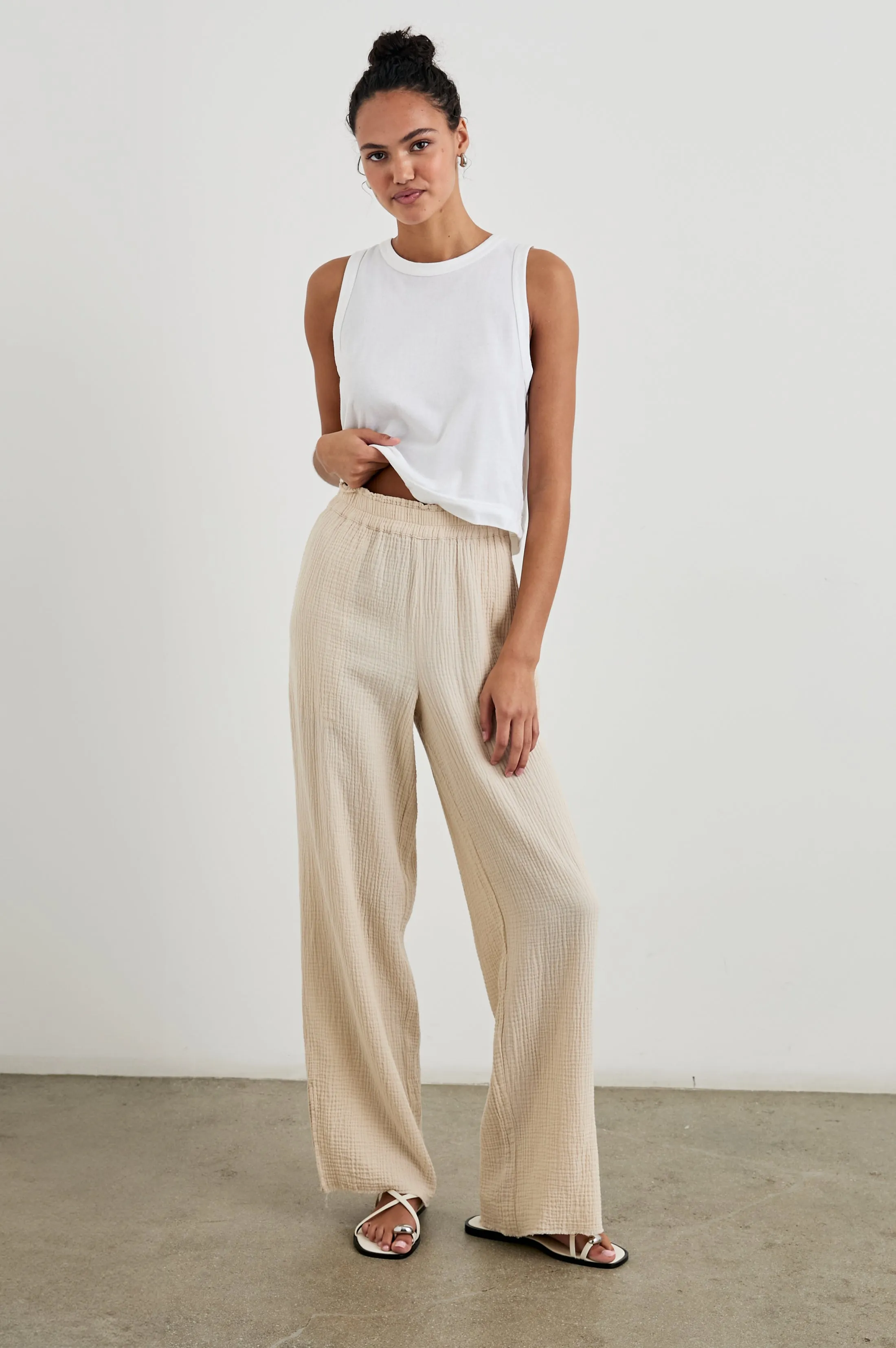 LEON PANT - FLAX sold by Rails product image thumbnail 3