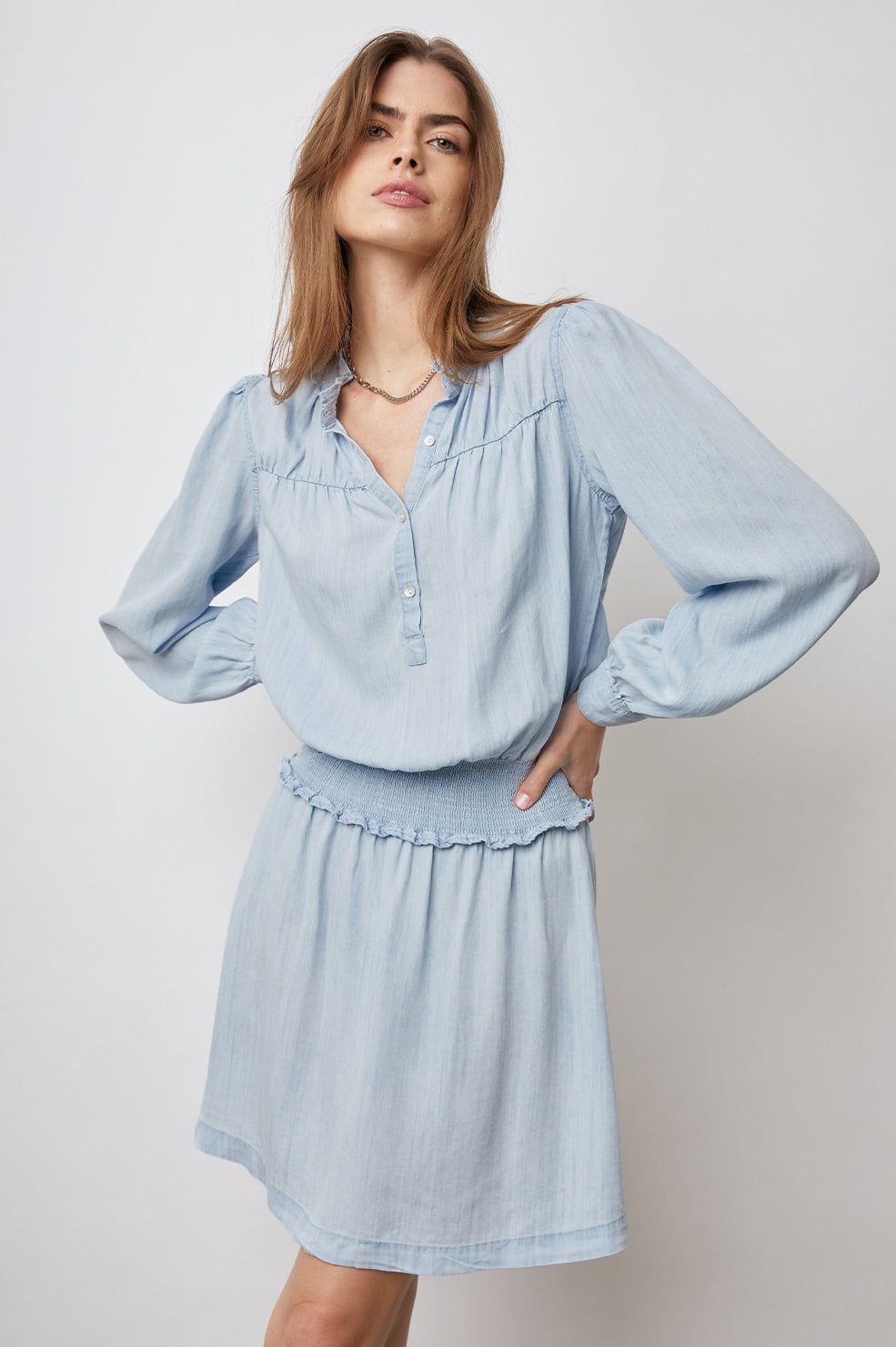 SHAWNA DRESS - LIGHT VINTAGE sold by Rails