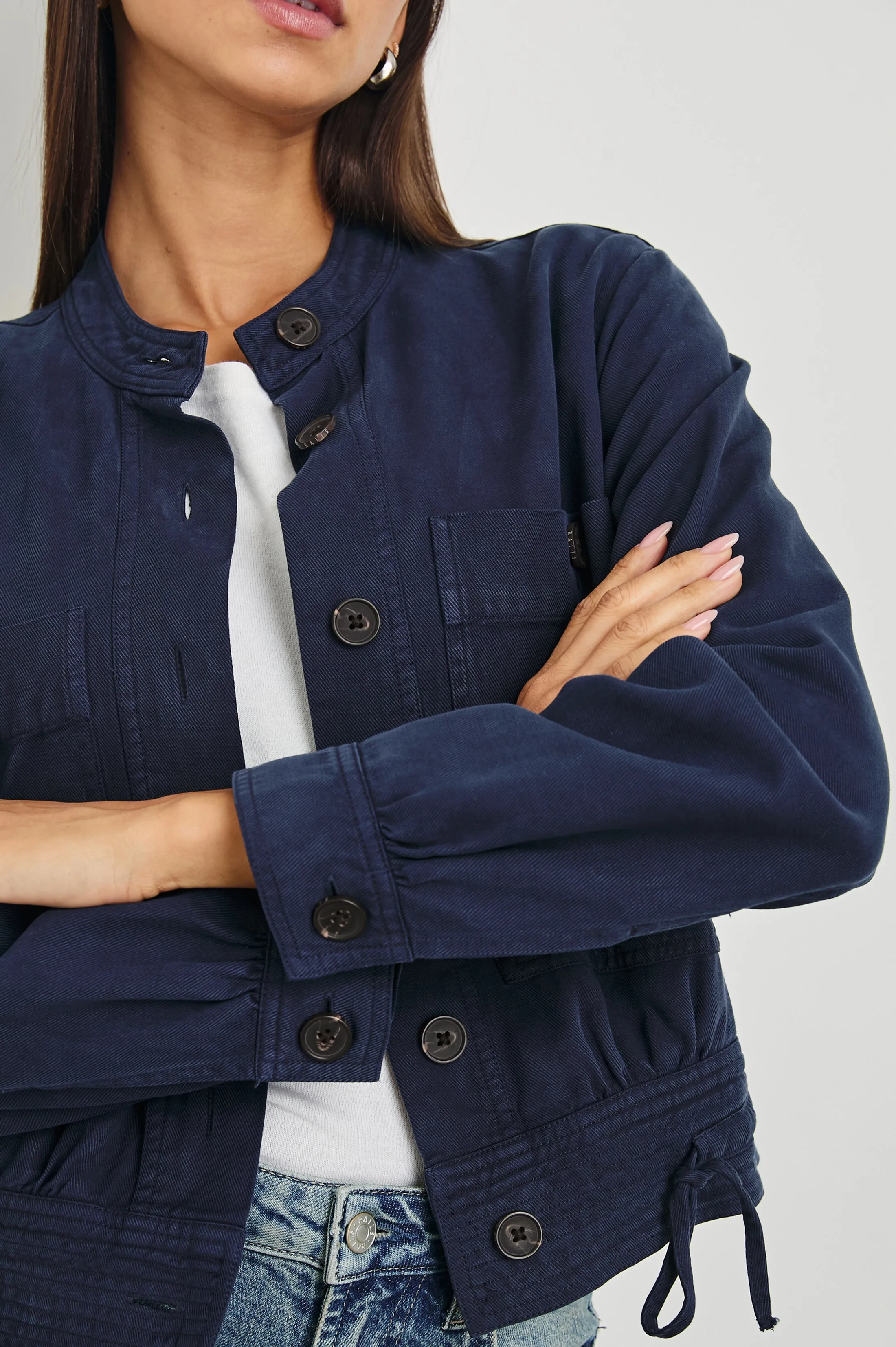 ALMA JACKET - NAVY sold by Rails product image thumbnail 2