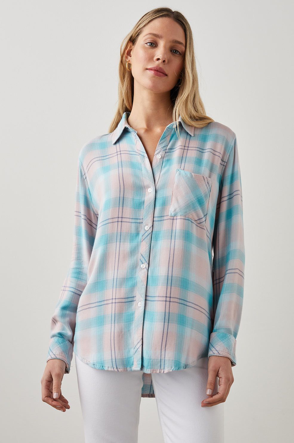 HUNTER SHIRT - BLUE DAWN sold by Rails product image thumbnail 4