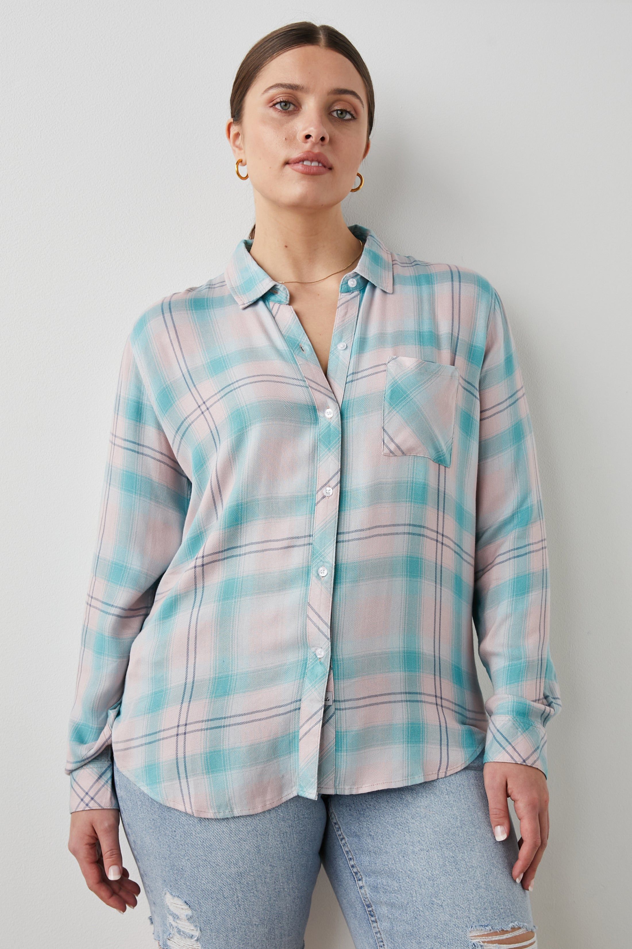 HUNTER SHIRT - BLUE DAWN sold by Rails