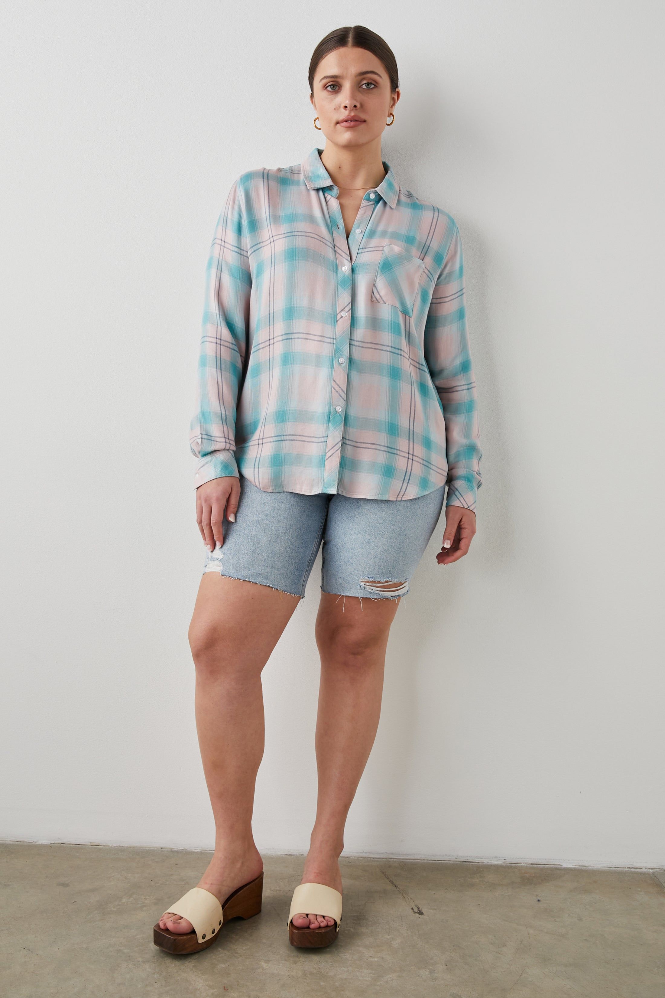 HUNTER SHIRT - BLUE DAWN sold by Rails product image thumbnail 3