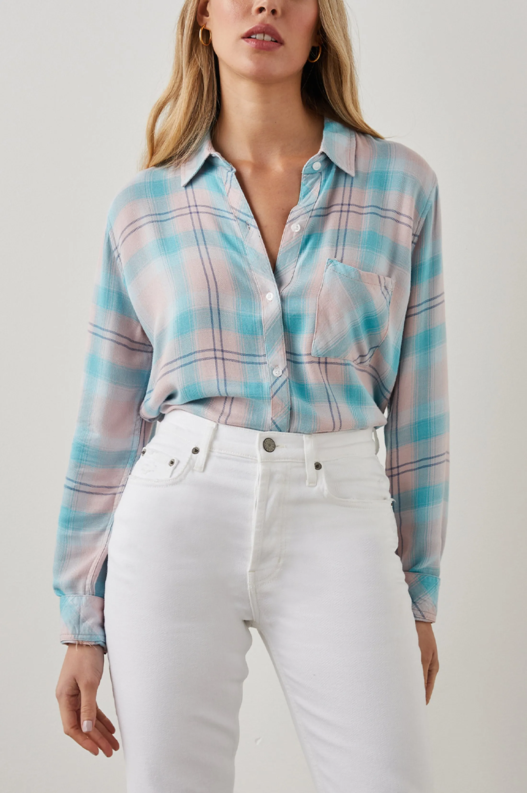 HUNTER SHIRT - BLUE DAWN sold by Rails product image thumbnail 5