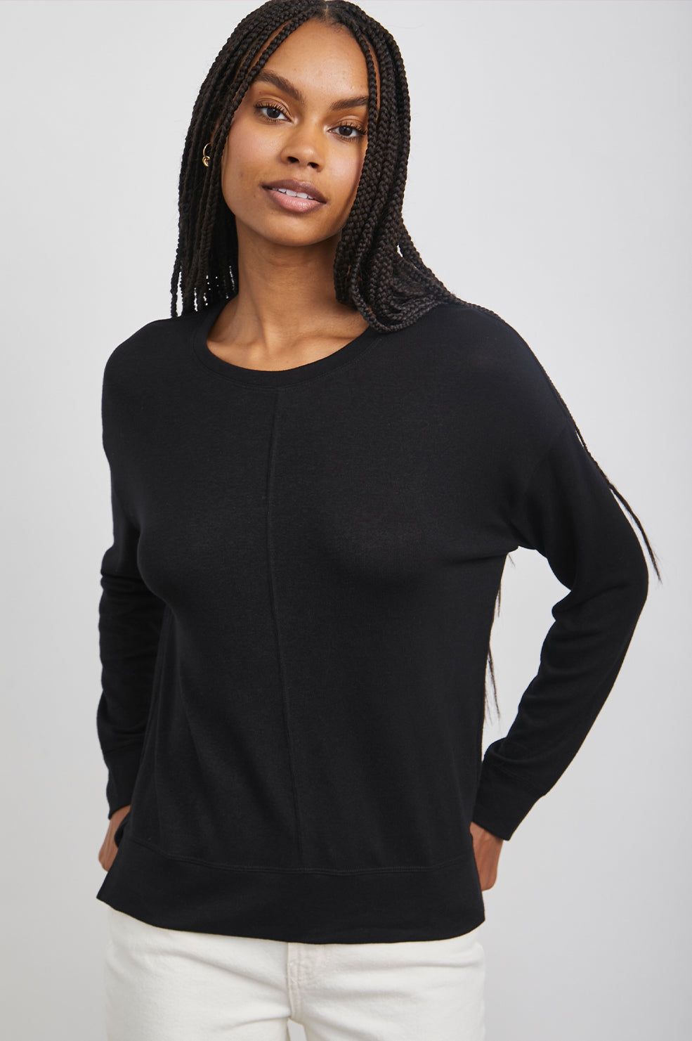 IGGY TOP - BLACK sold by Rails