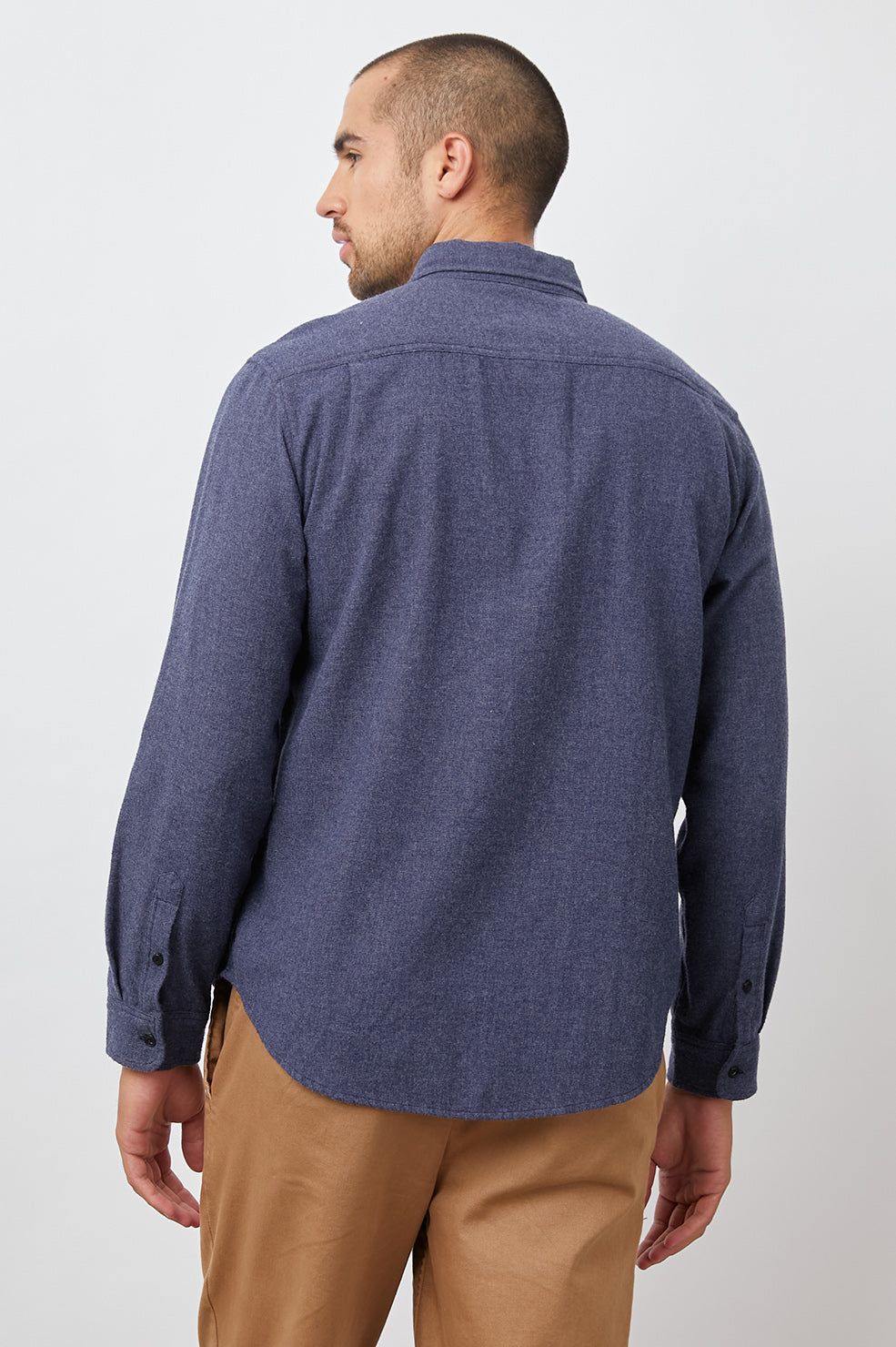 RUNSON SHIRT - HEATHER BLUE sold by Rails product image thumbnail 6