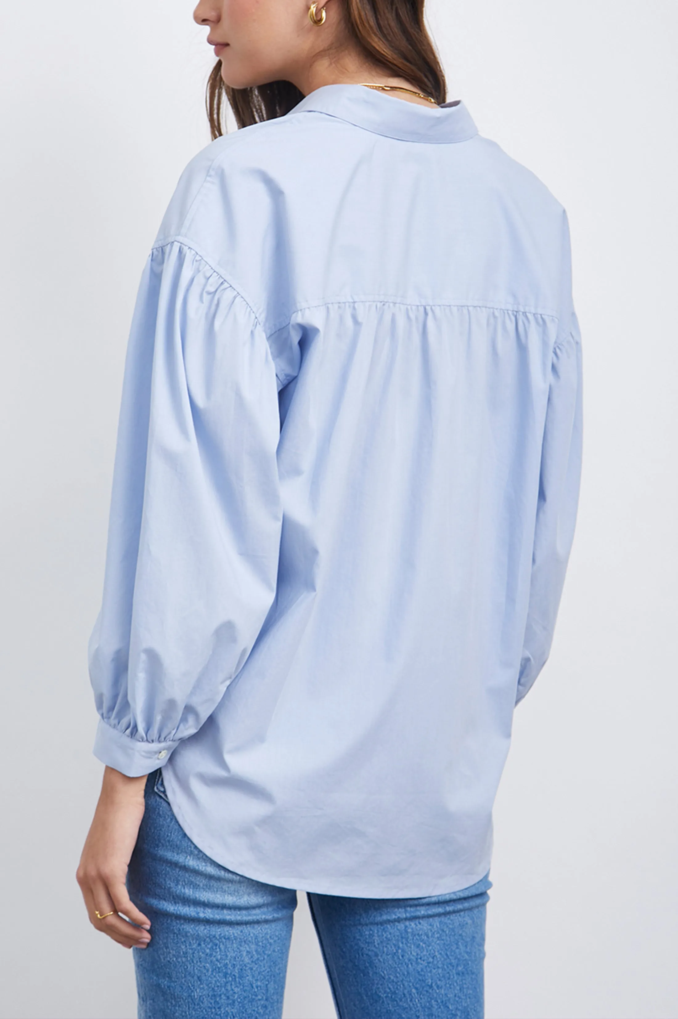 JANAE SHIRT - BLUE JAY sold by Rails product image thumbnail 4
