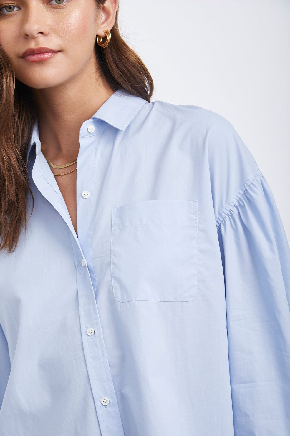 JANAE SHIRT - BLUE JAY sold by Rails product image thumbnail 2