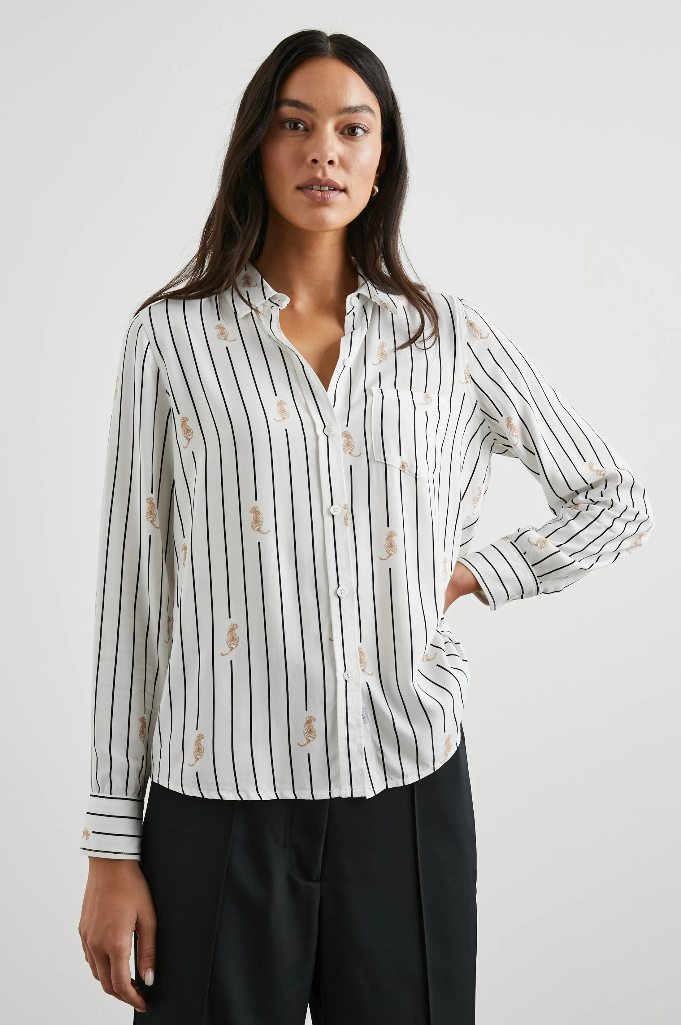 KATHRYN SHIRT - STRIPED TIGERS sold by Rails product image thumbnail 2