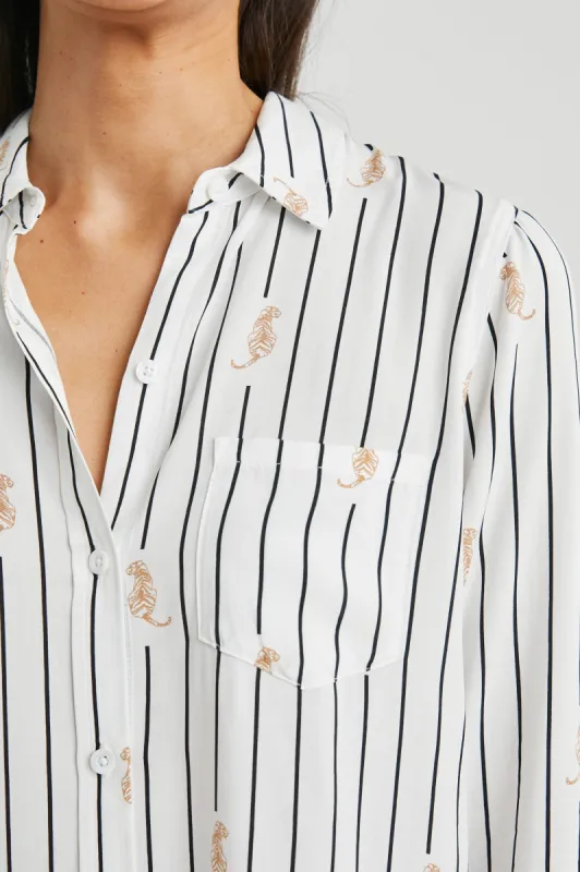 KATHRYN SHIRT - STRIPED TIGERS sold by Rails