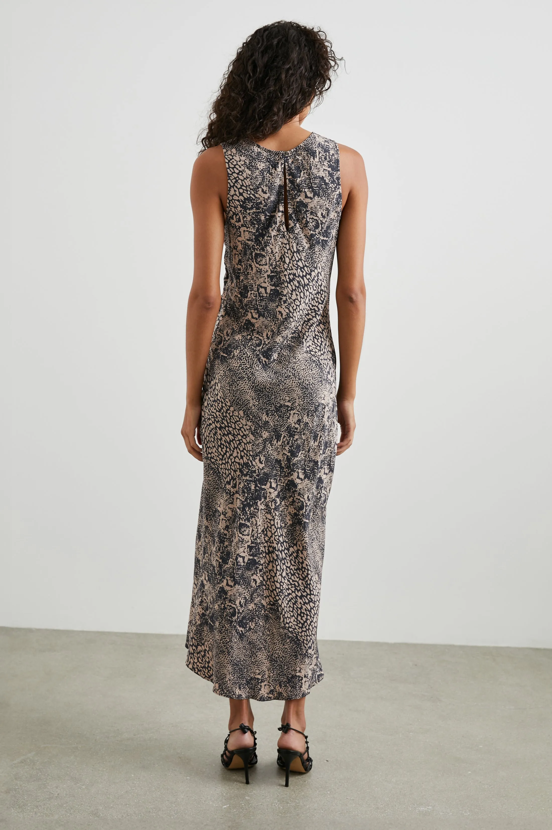 GABRIELLA DRESS - TAUPE MIXED ANIMAL sold by Rails product image thumbnail 5