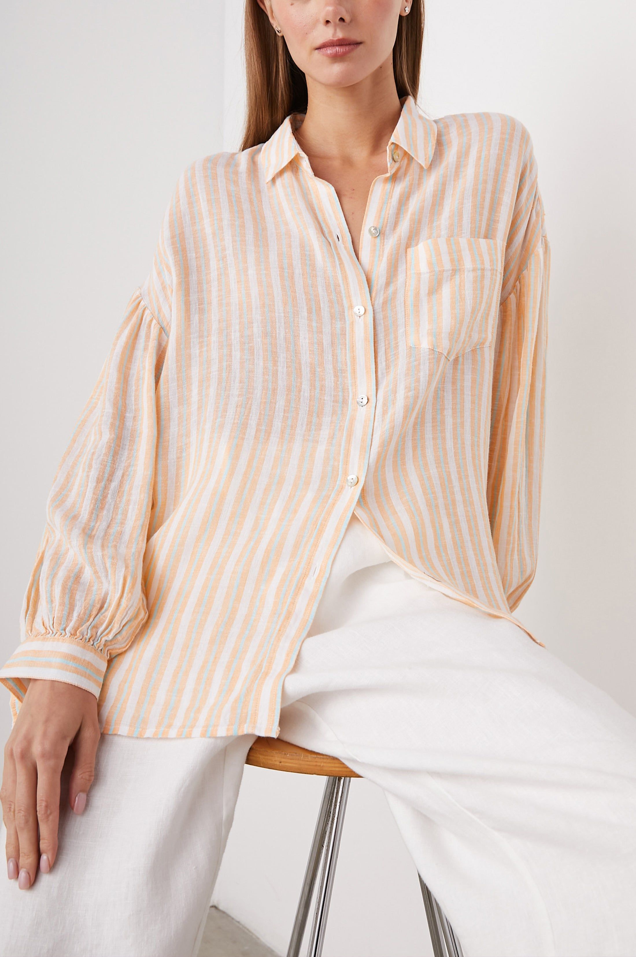 CLIO TOP - CLEMENTINE STRIPE sold by Rails product image thumbnail 4