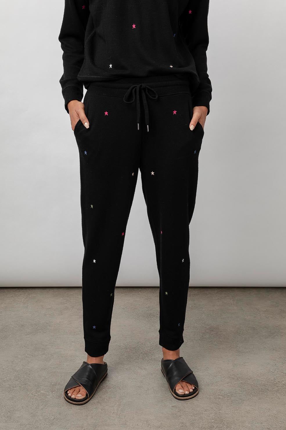 THEO & OAKLAND SET - JET BLACK STAR EMBROIDERY sold by Rails product image thumbnail 4