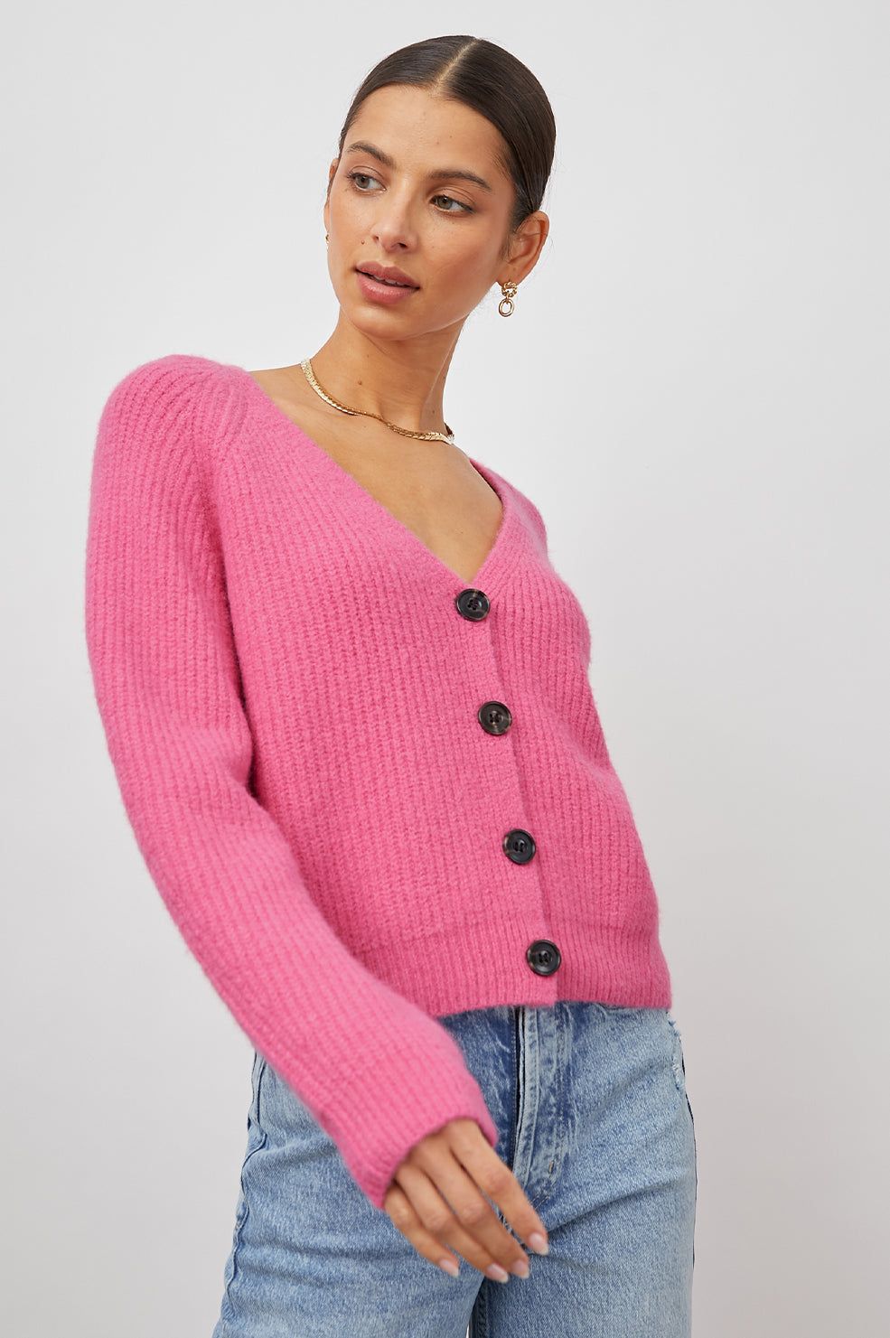 JOSIE CARDIGAN - MALIBU PINK sold by Rails