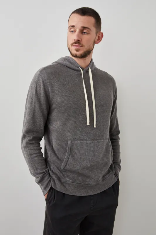 MAMMOTH NEW HOODIE - WASHED BLACK sold by Rails