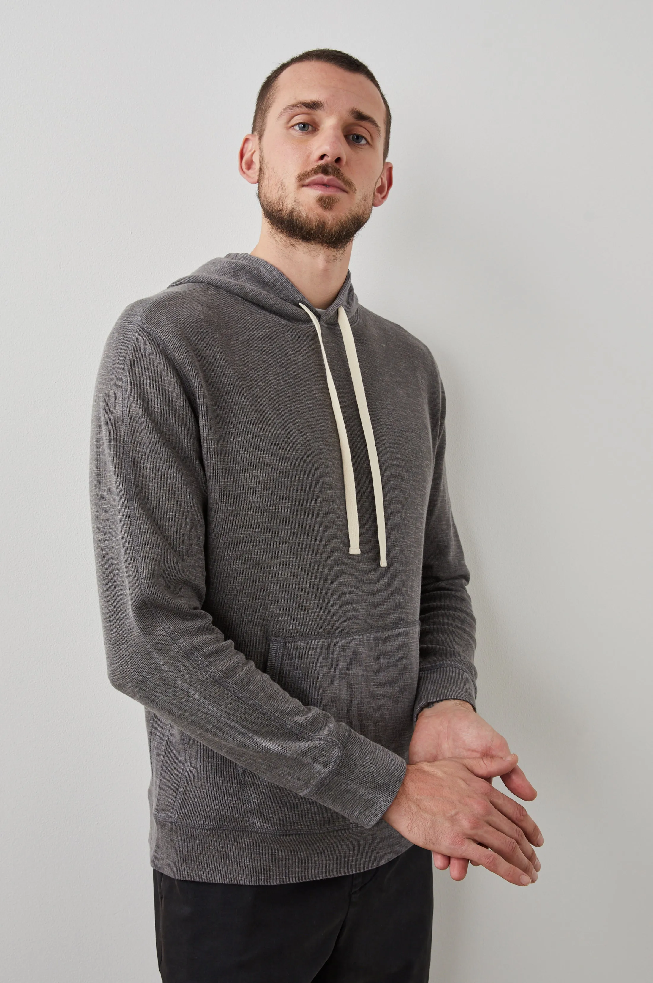 MAMMOTH NEW HOODIE - WASHED BLACK sold by Rails product image thumbnail 4