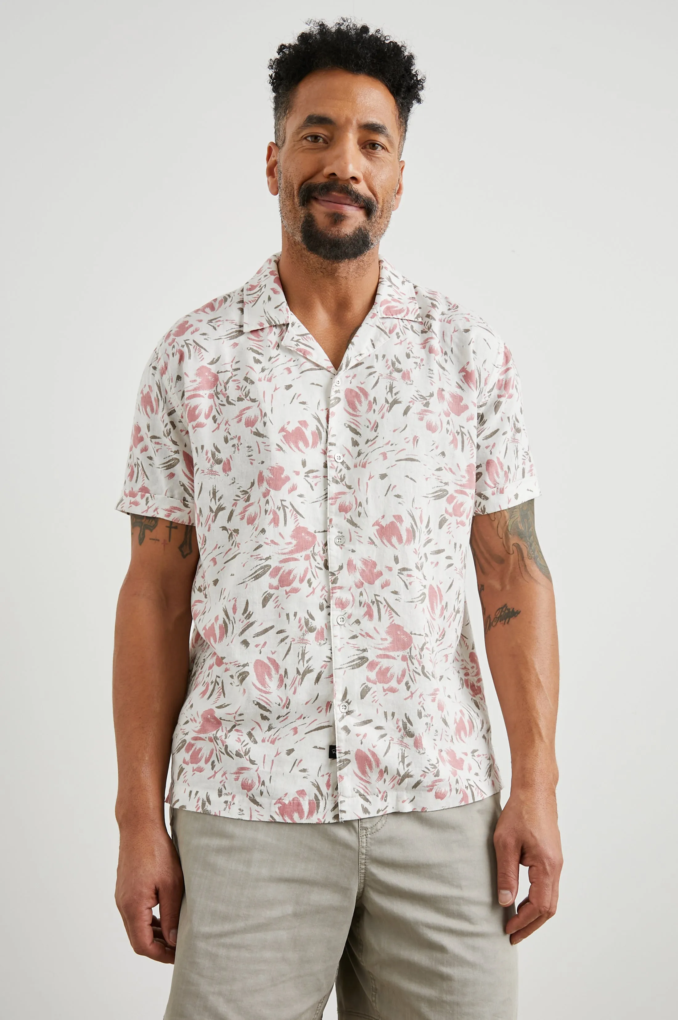 DRESDEN SHIRT - BRUSH FLORAL WHITE sold by Rails product image thumbnail 4
