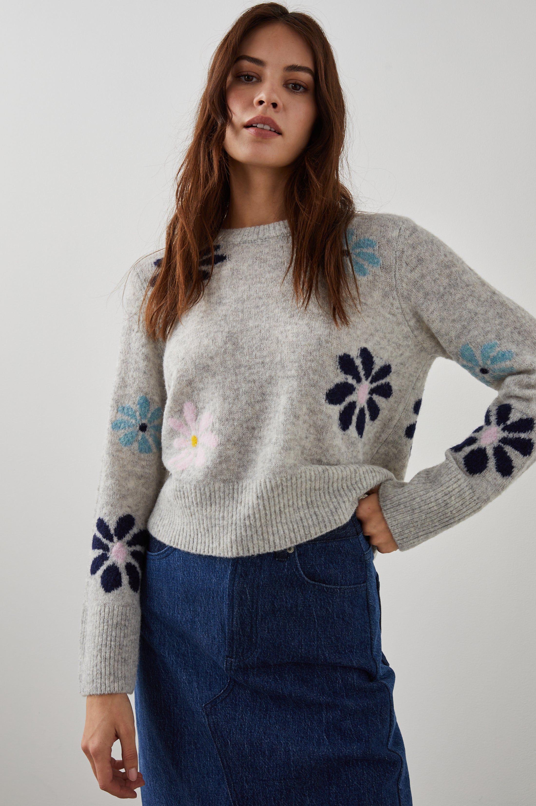 ANISE SWEATER - GREY MULTI sold by Rails product image thumbnail 3