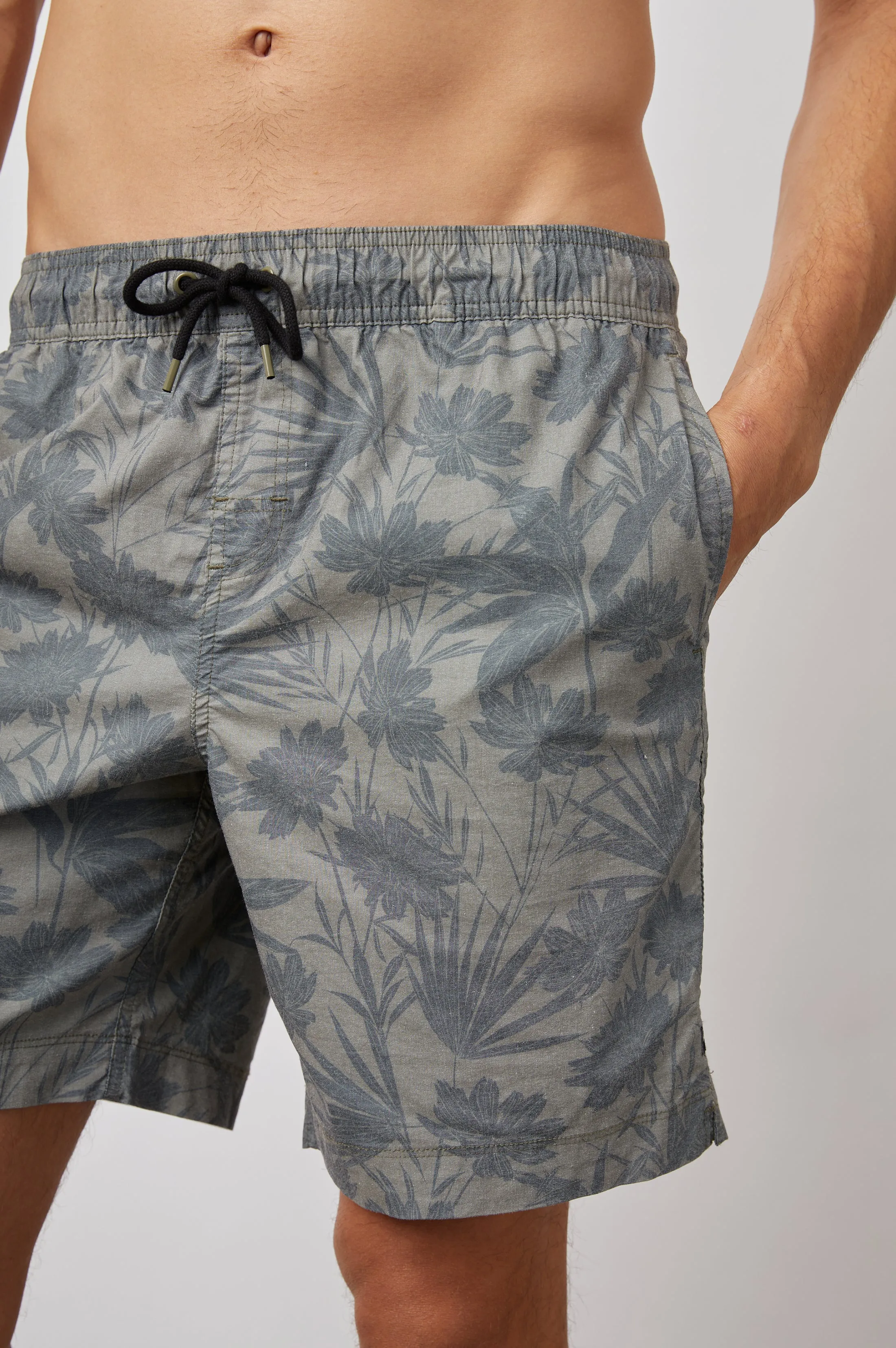 KIAN SWIM SHORT - JUNGLE FOLIAGE OLIVE sold by Rails product image thumbnail 2