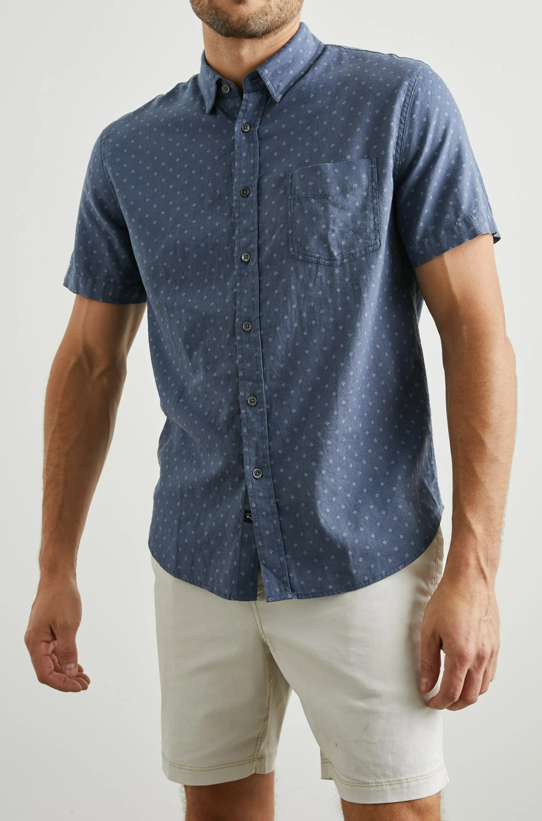 CARSON SHIRT - ADMIRAL BLUE DIAMOND sold by Rails product image thumbnail 3