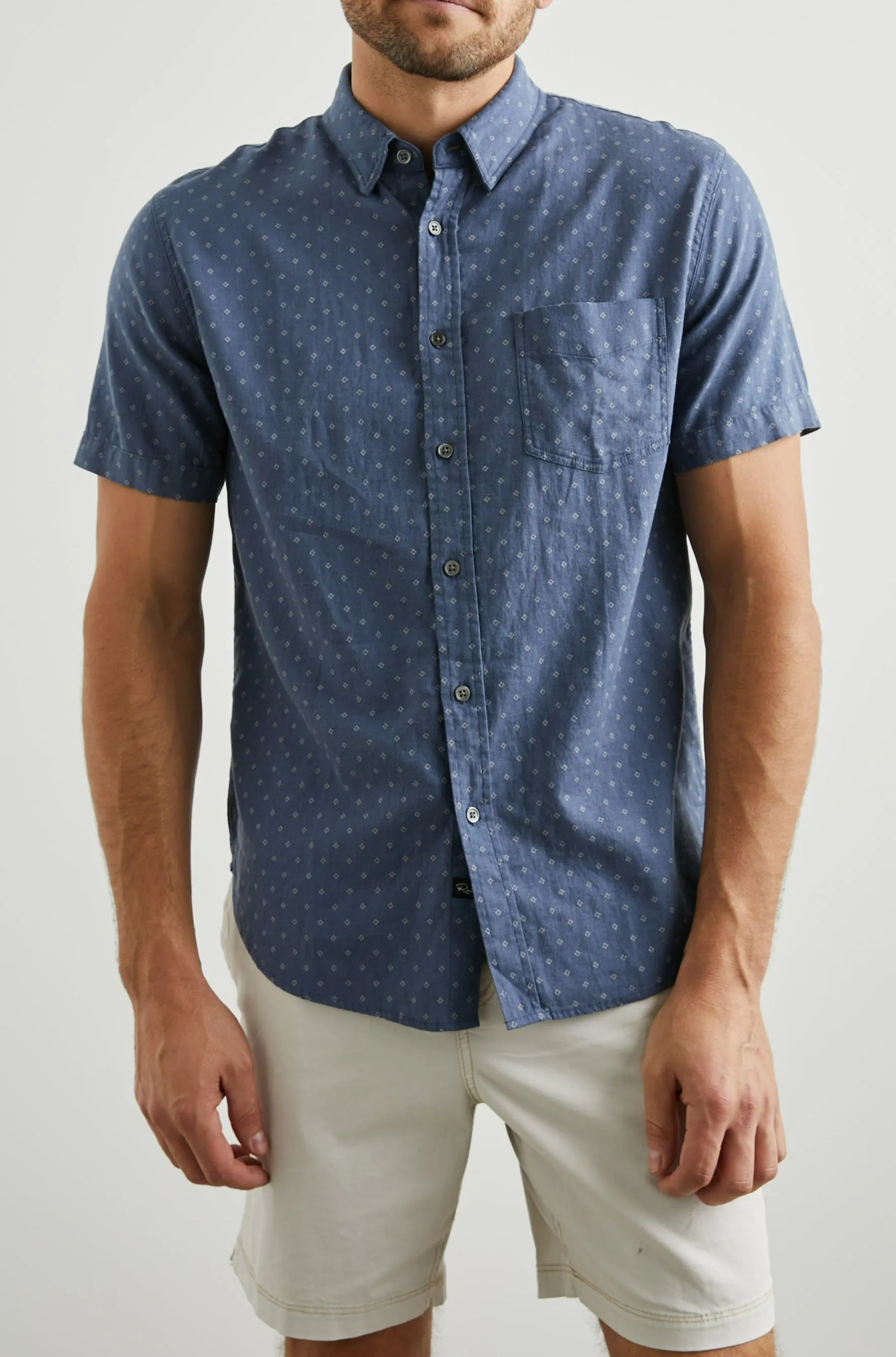 CARSON SHIRT - ADMIRAL BLUE DIAMOND sold by Rails product image thumbnail 2